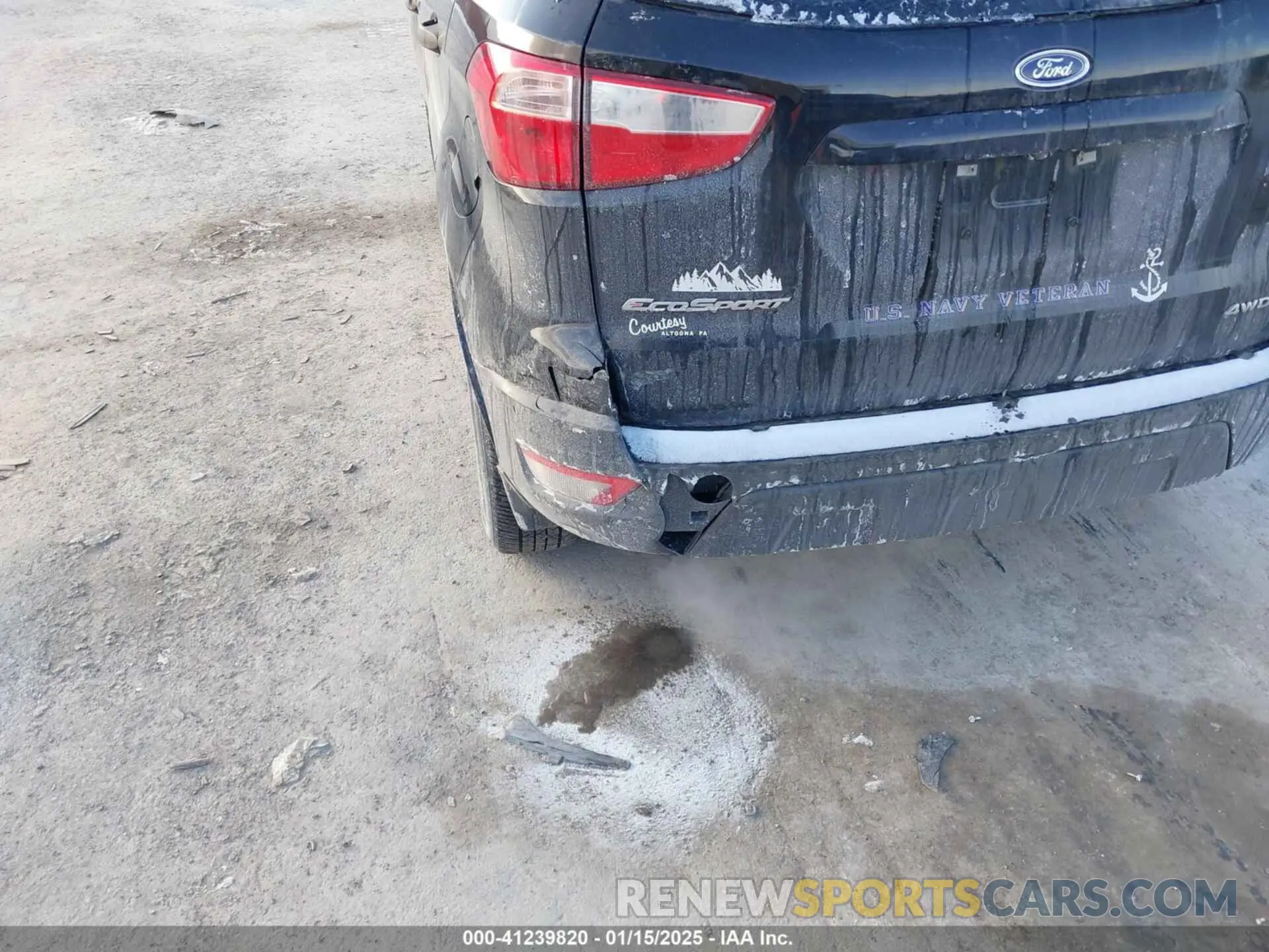 6 Photograph of a damaged car MAJ6S3FL7LC368403 FORD ECOSPORT 2020