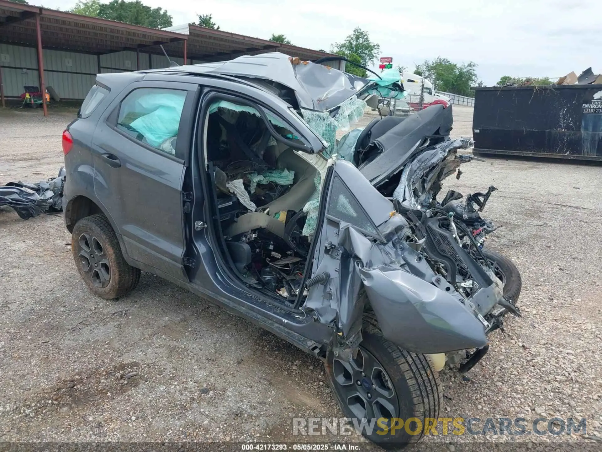 1 Photograph of a damaged car MAJ6S3FL7LC387081 FORD ECOSPORT 2020