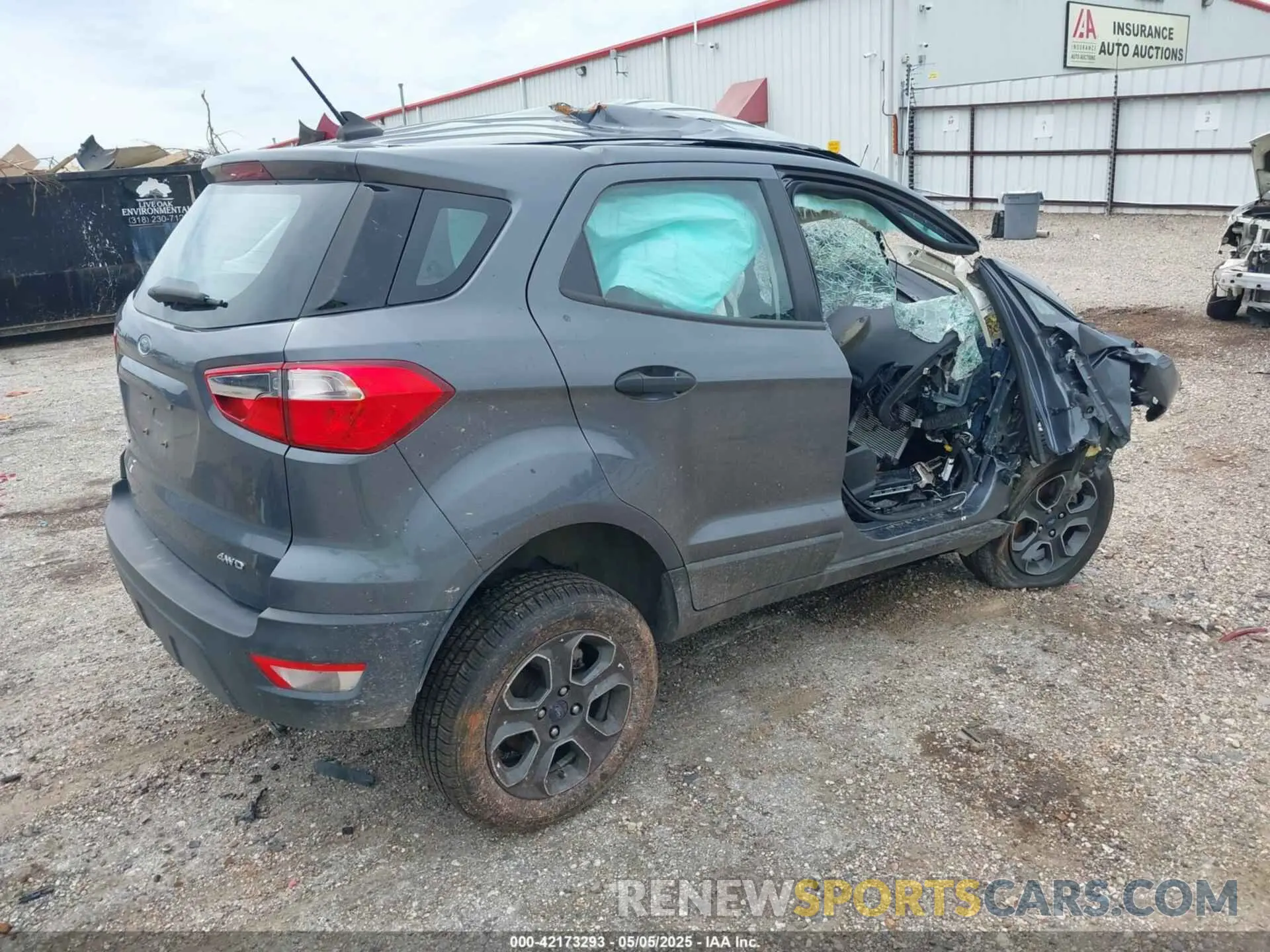 4 Photograph of a damaged car MAJ6S3FL7LC387081 FORD ECOSPORT 2020