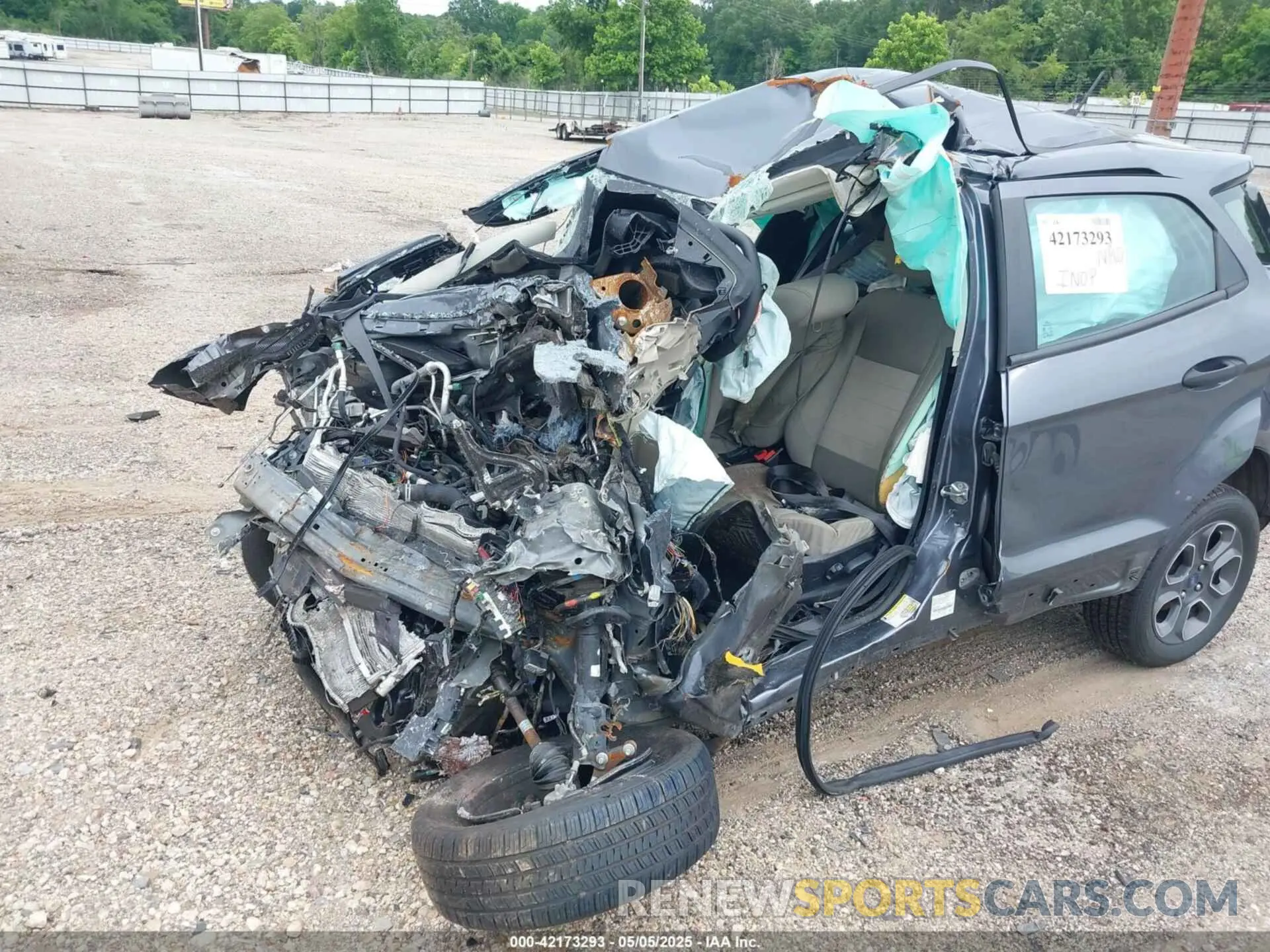 6 Photograph of a damaged car MAJ6S3FL7LC387081 FORD ECOSPORT 2020