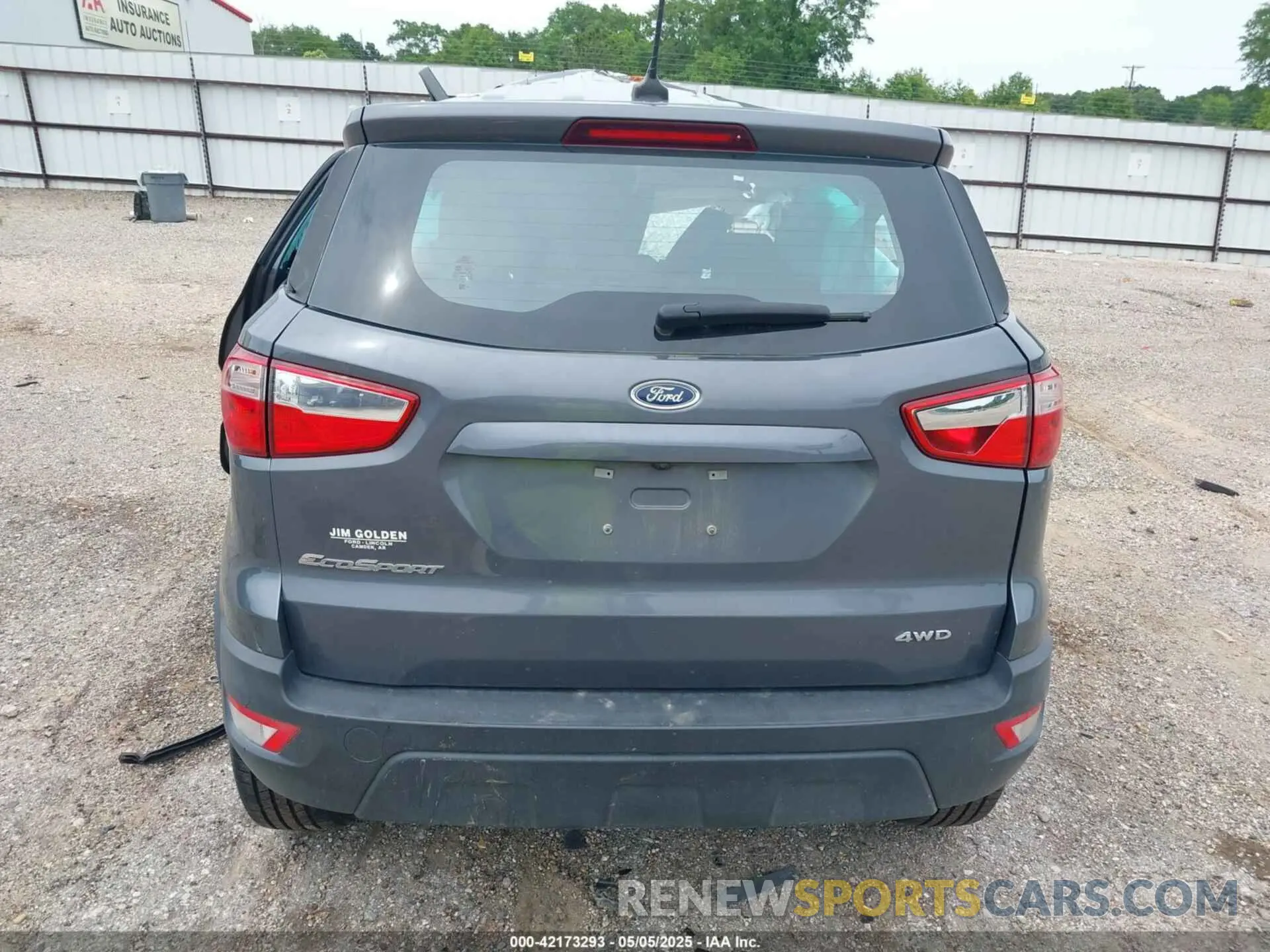 8 Photograph of a damaged car MAJ6S3FL7LC387081 FORD ECOSPORT 2020