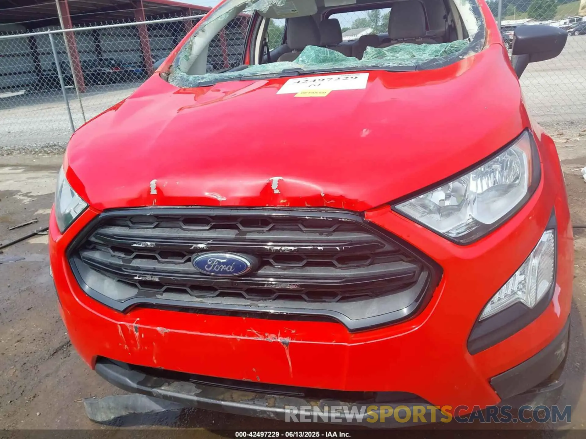 17 Photograph of a damaged car MAJ6S3FL9LC385686 FORD ECOSPORT 2020