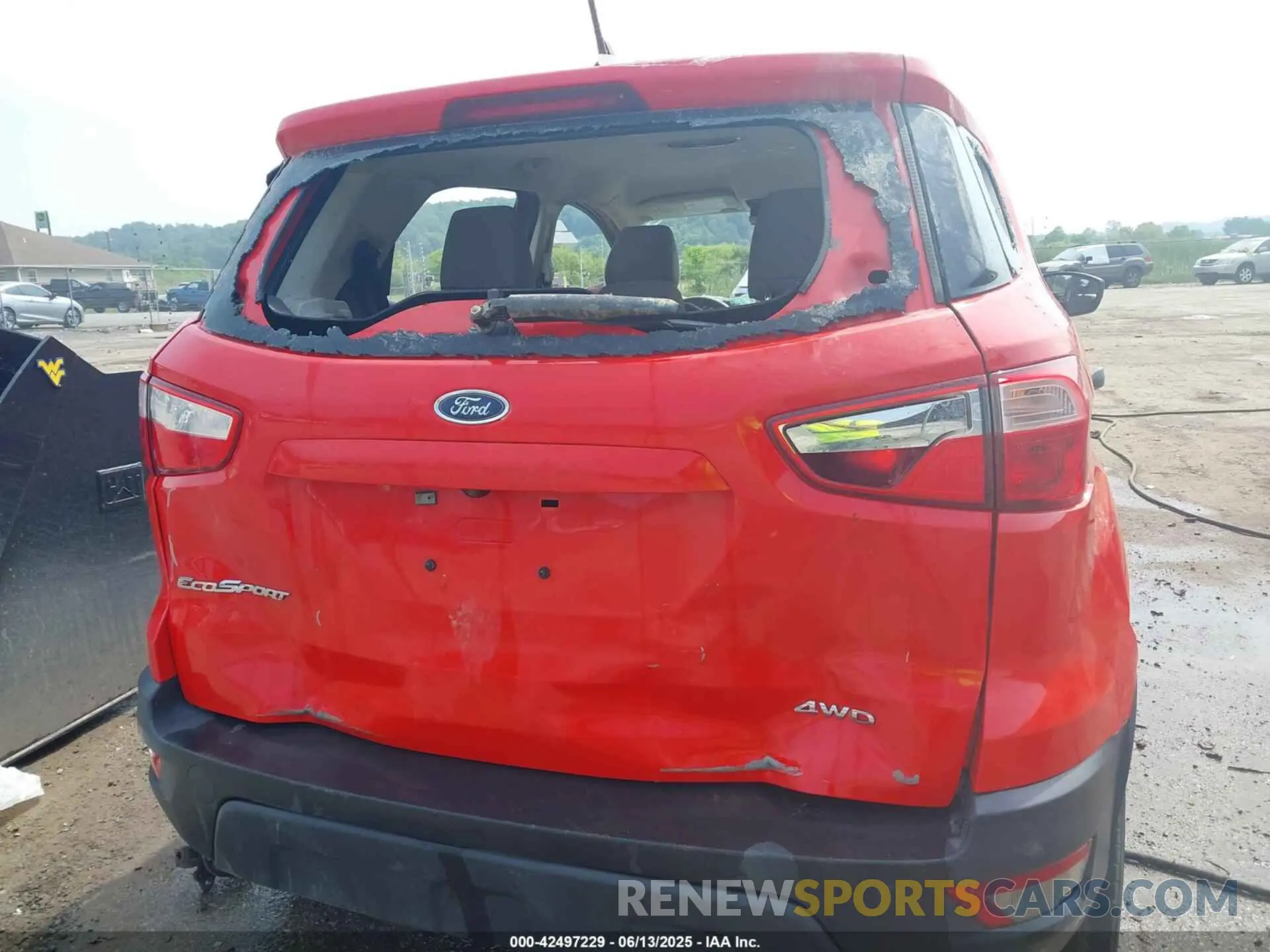 6 Photograph of a damaged car MAJ6S3FL9LC385686 FORD ECOSPORT 2020