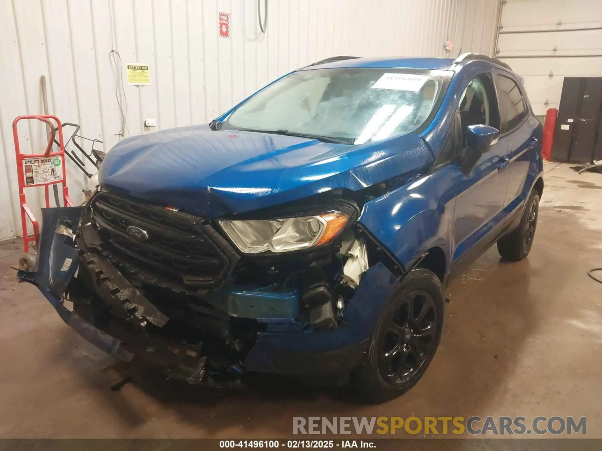 2 Photograph of a damaged car MAJ6S3GL1LC316201 FORD ECOSPORT 2020