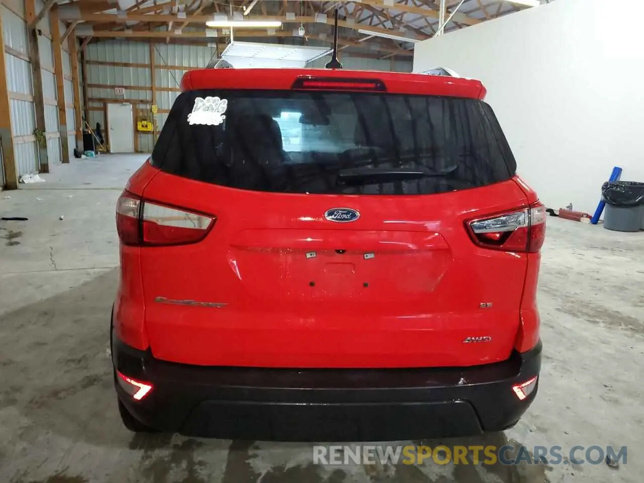 6 Photograph of a damaged car MAJ6S3GL1LC392887 FORD ECOSPORT 2020