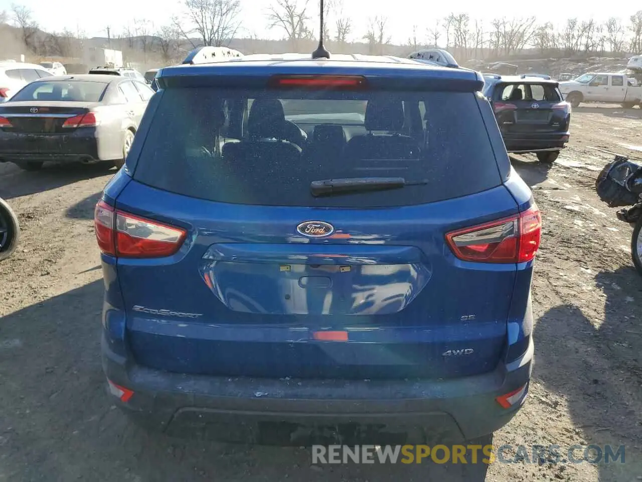 6 Photograph of a damaged car MAJ6S3GL2LC317969 FORD ECOSPORT 2020