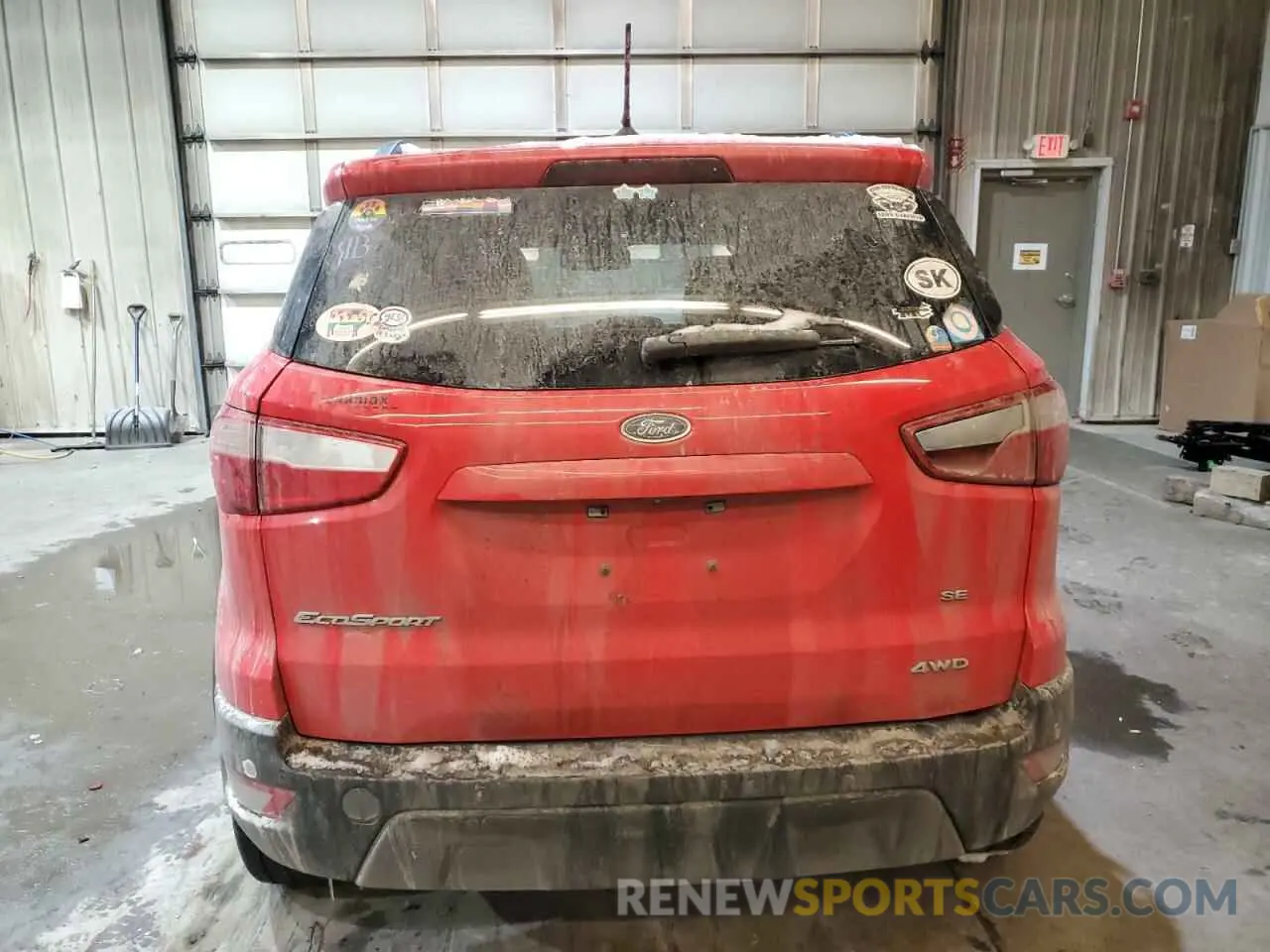 6 Photograph of a damaged car MAJ6S3GL2LC350793 FORD ECOSPORT 2020