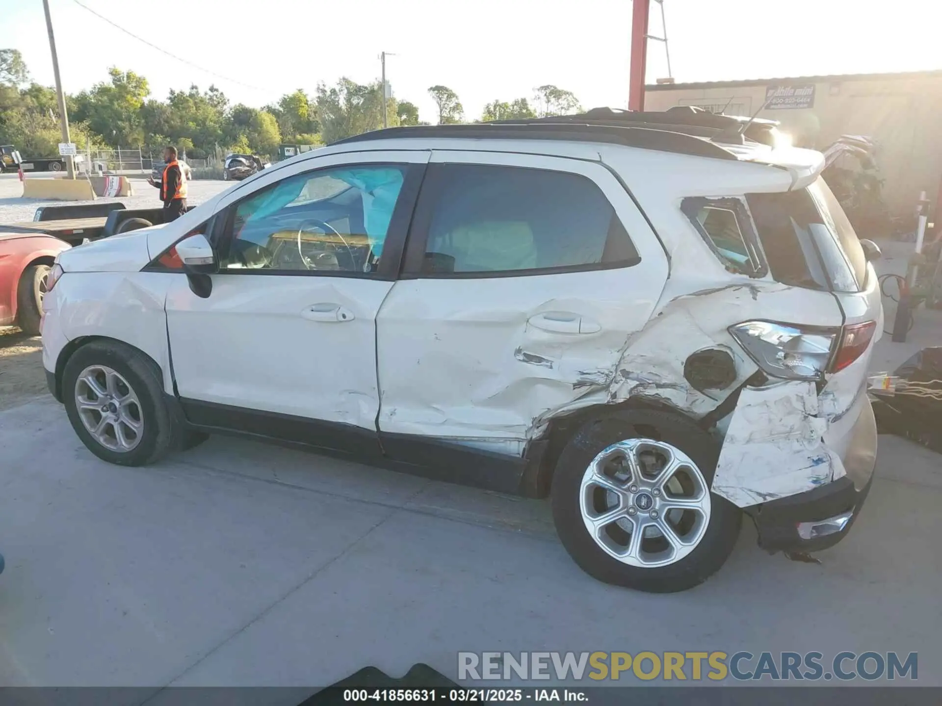14 Photograph of a damaged car MAJ6S3GL2LC356271 FORD ECOSPORT 2020