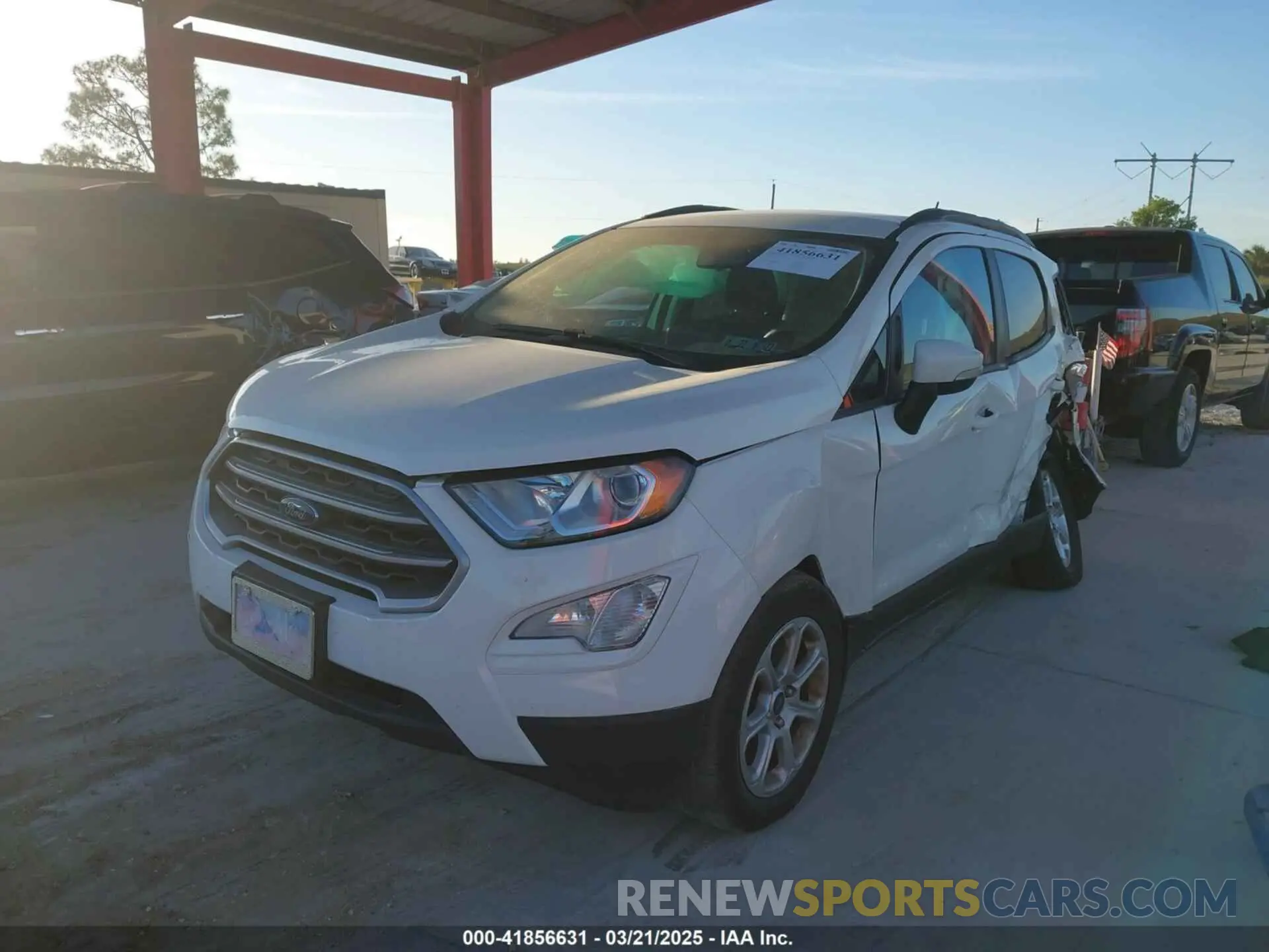 2 Photograph of a damaged car MAJ6S3GL2LC356271 FORD ECOSPORT 2020