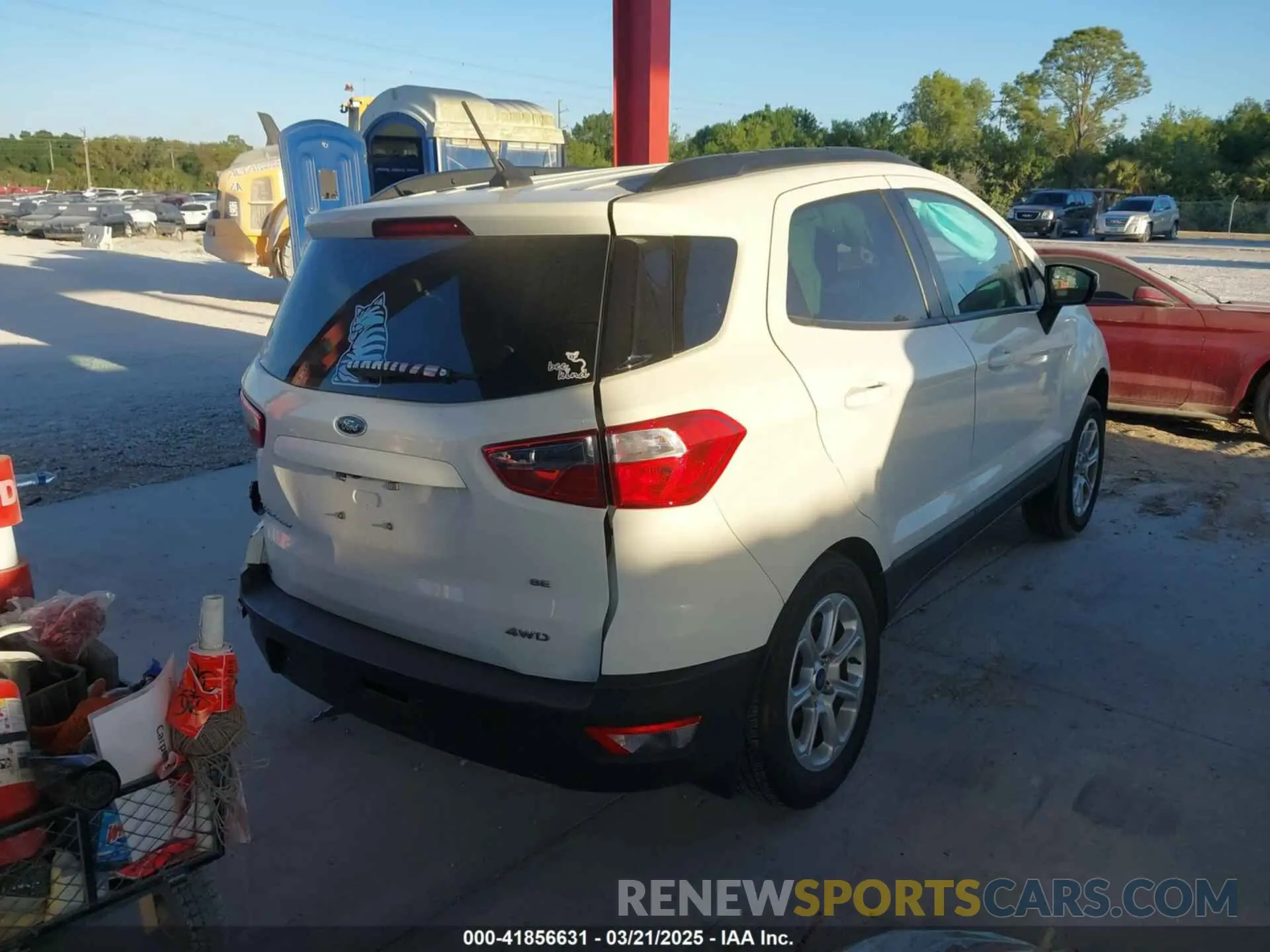 4 Photograph of a damaged car MAJ6S3GL2LC356271 FORD ECOSPORT 2020