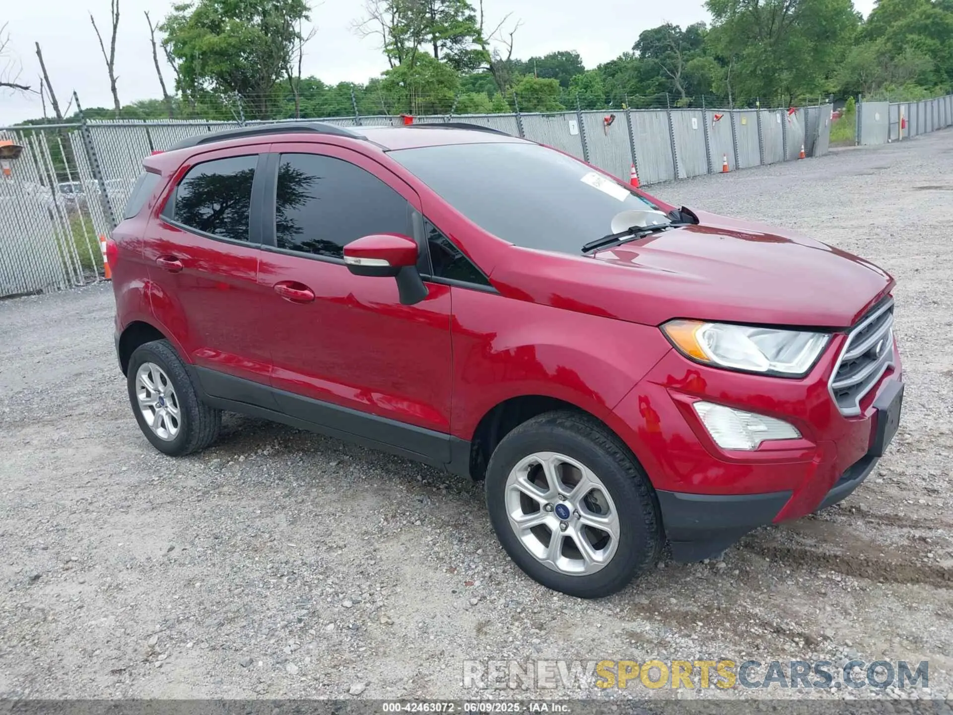 1 Photograph of a damaged car MAJ6S3GL2LC366119 FORD ECOSPORT 2020