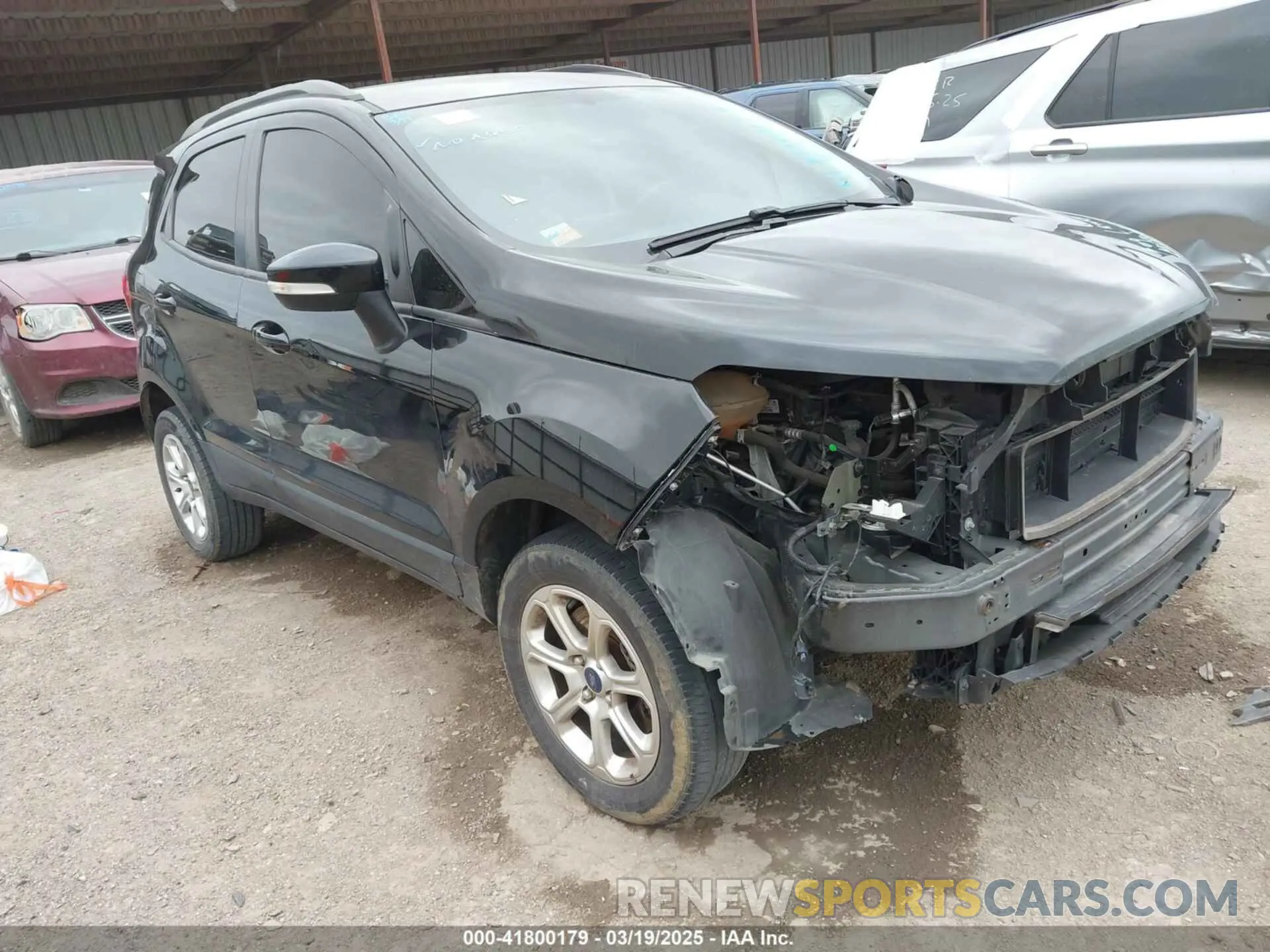 1 Photograph of a damaged car MAJ6S3GL3LC311677 FORD ECOSPORT 2020