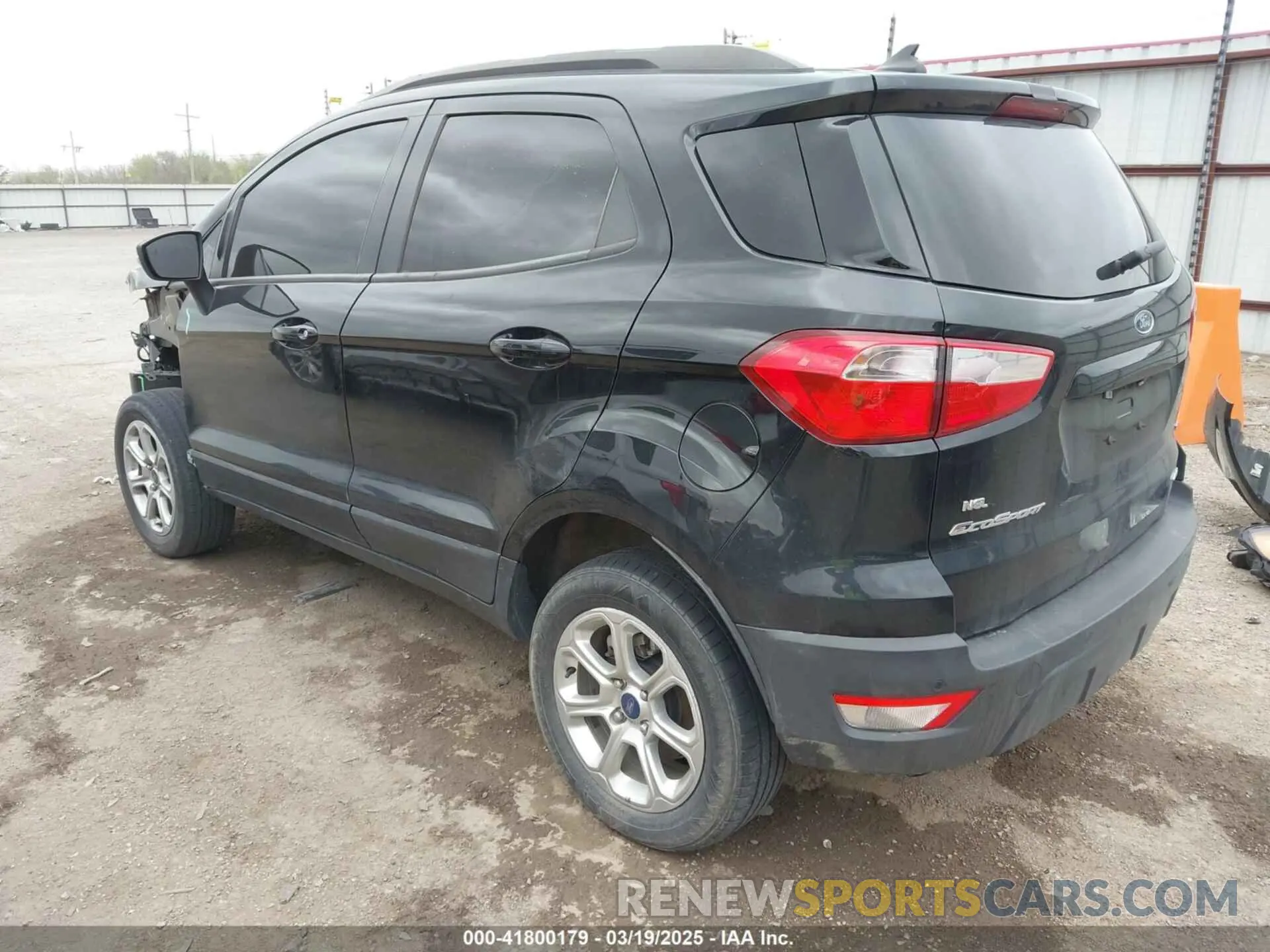 3 Photograph of a damaged car MAJ6S3GL3LC311677 FORD ECOSPORT 2020