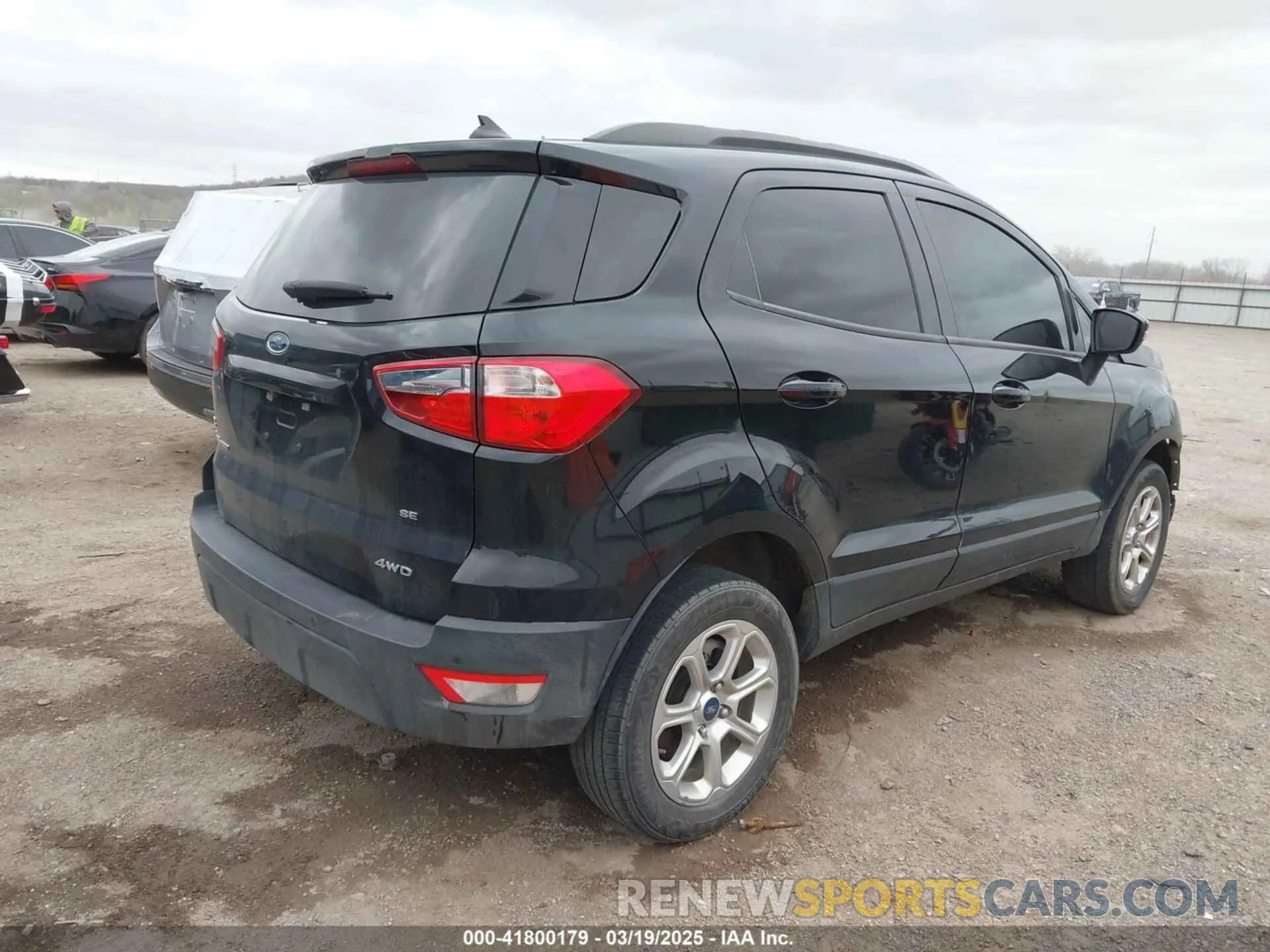 4 Photograph of a damaged car MAJ6S3GL3LC311677 FORD ECOSPORT 2020