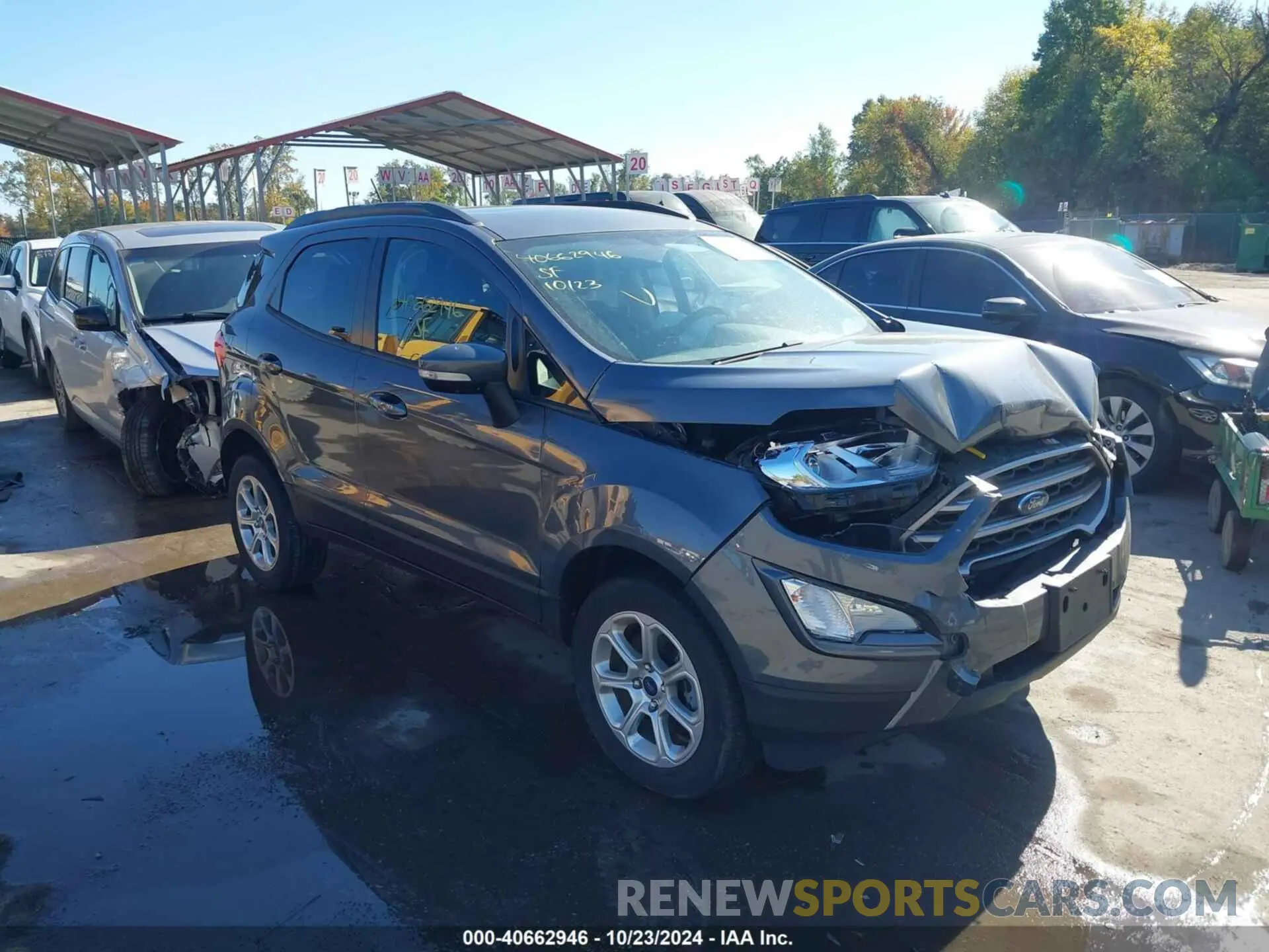 1 Photograph of a damaged car MAJ6S3GL3LC311940 FORD ECOSPORT 2020