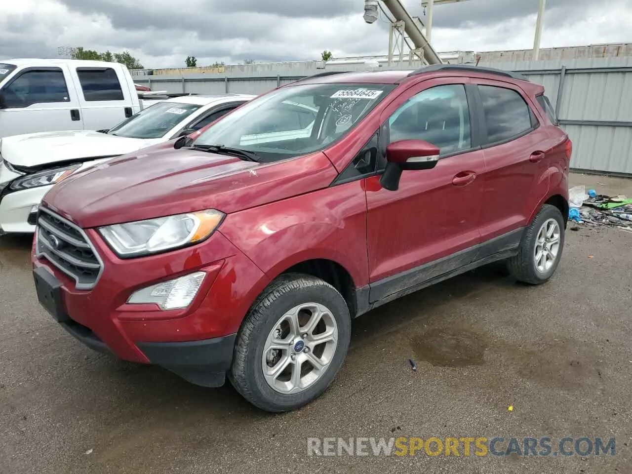 1 Photograph of a damaged car MAJ6S3GL3LC313025 FORD ECOSPORT 2020