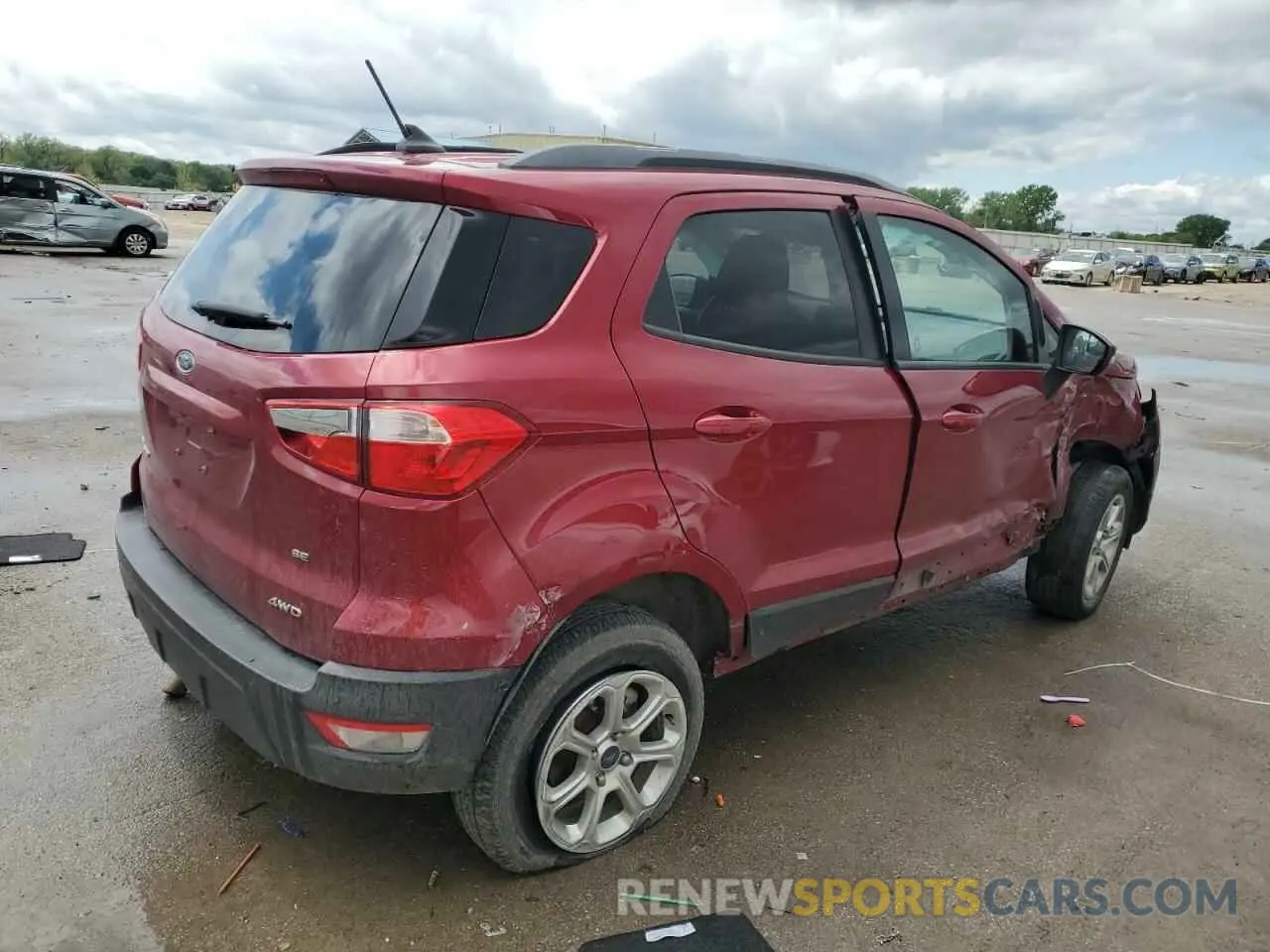 3 Photograph of a damaged car MAJ6S3GL3LC313025 FORD ECOSPORT 2020
