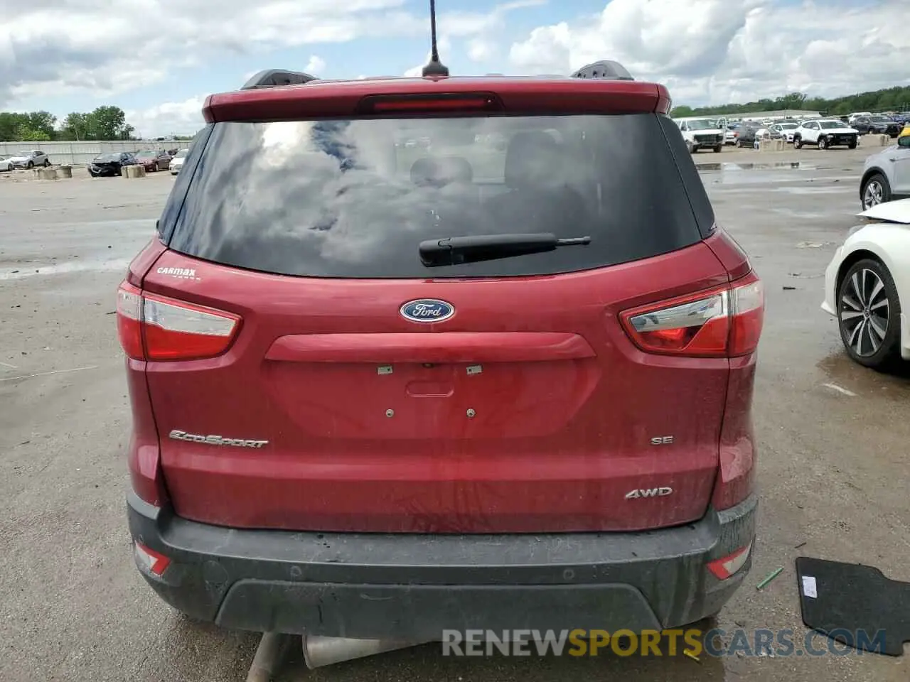 6 Photograph of a damaged car MAJ6S3GL3LC313025 FORD ECOSPORT 2020