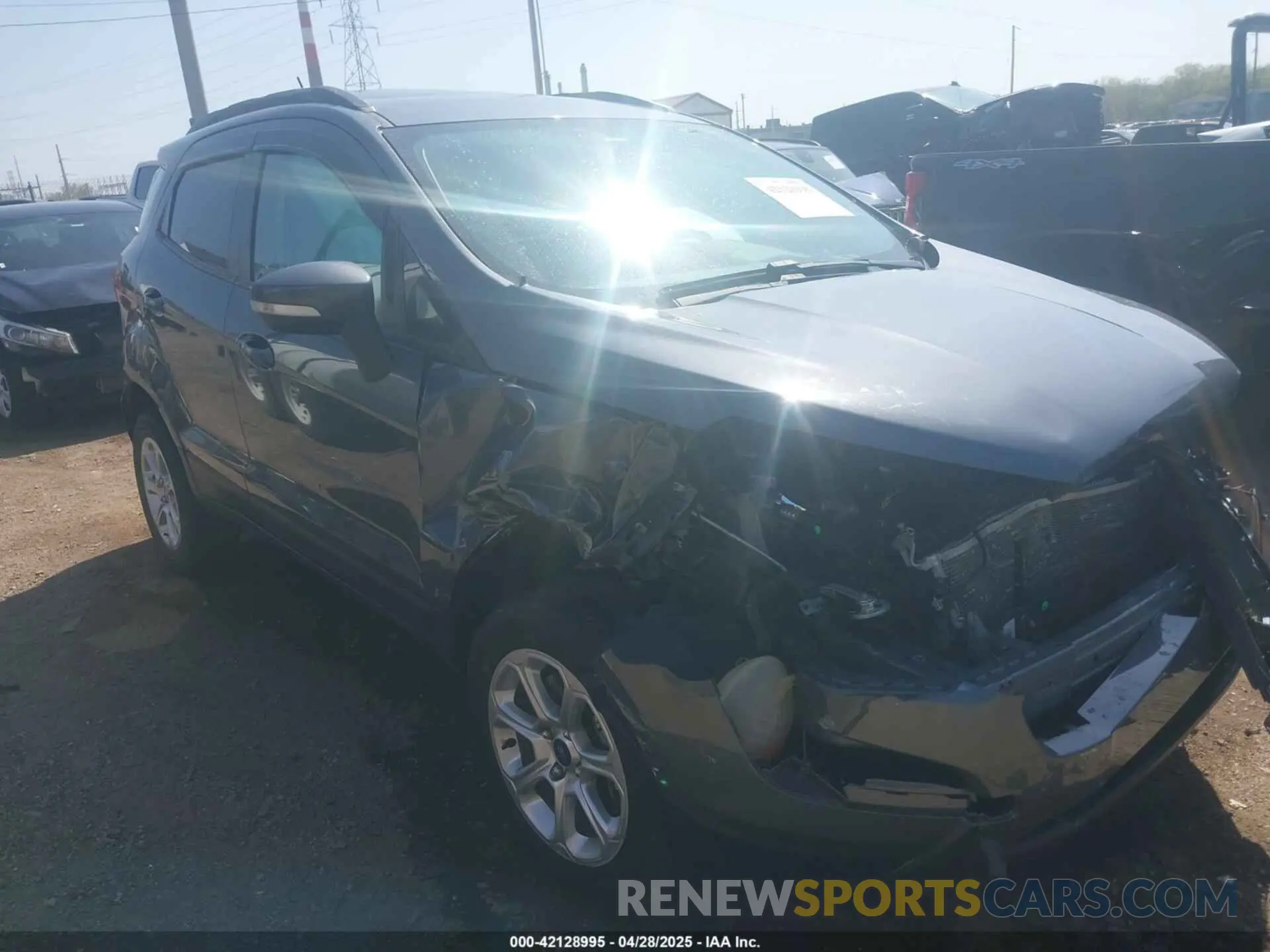 1 Photograph of a damaged car MAJ6S3GL3LC319729 FORD ECOSPORT 2020