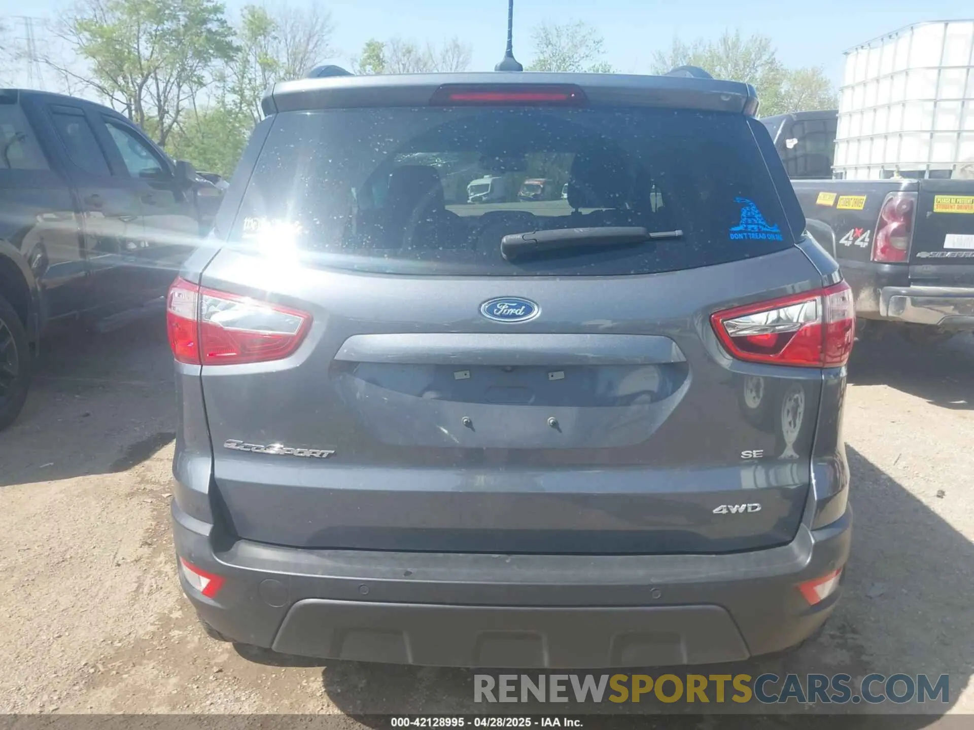 15 Photograph of a damaged car MAJ6S3GL3LC319729 FORD ECOSPORT 2020