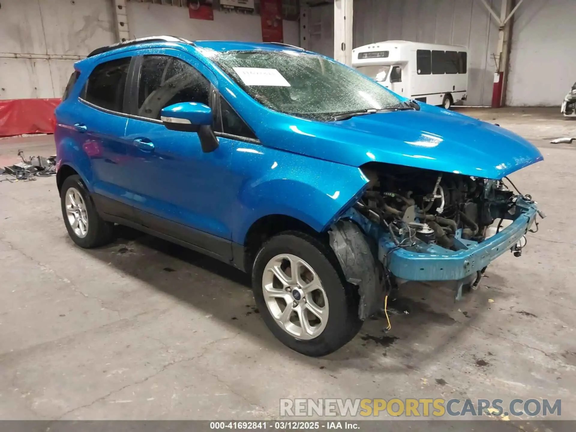 1 Photograph of a damaged car MAJ6S3GL3LC338524 FORD ECOSPORT 2020