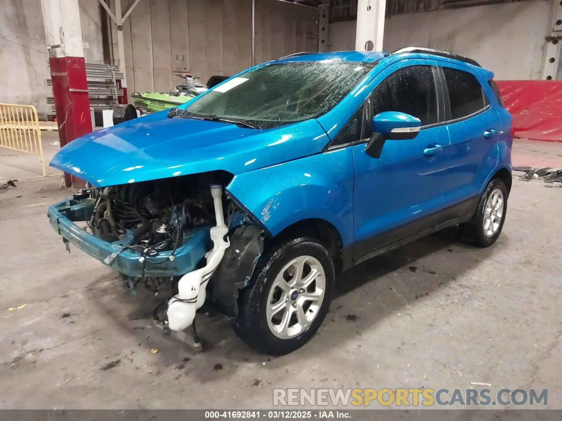 2 Photograph of a damaged car MAJ6S3GL3LC338524 FORD ECOSPORT 2020