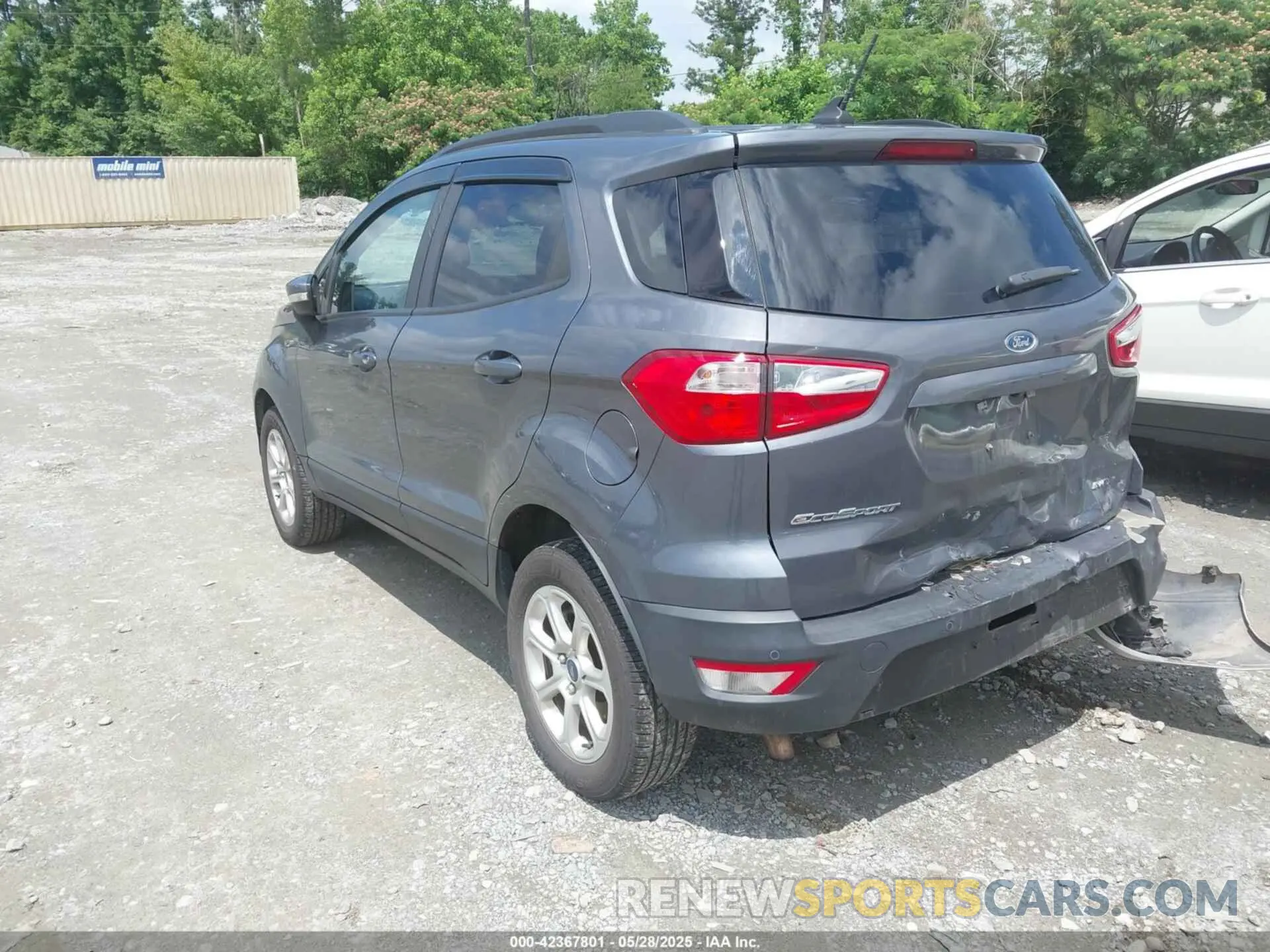 3 Photograph of a damaged car MAJ6S3GL3LC388615 FORD ECOSPORT 2020