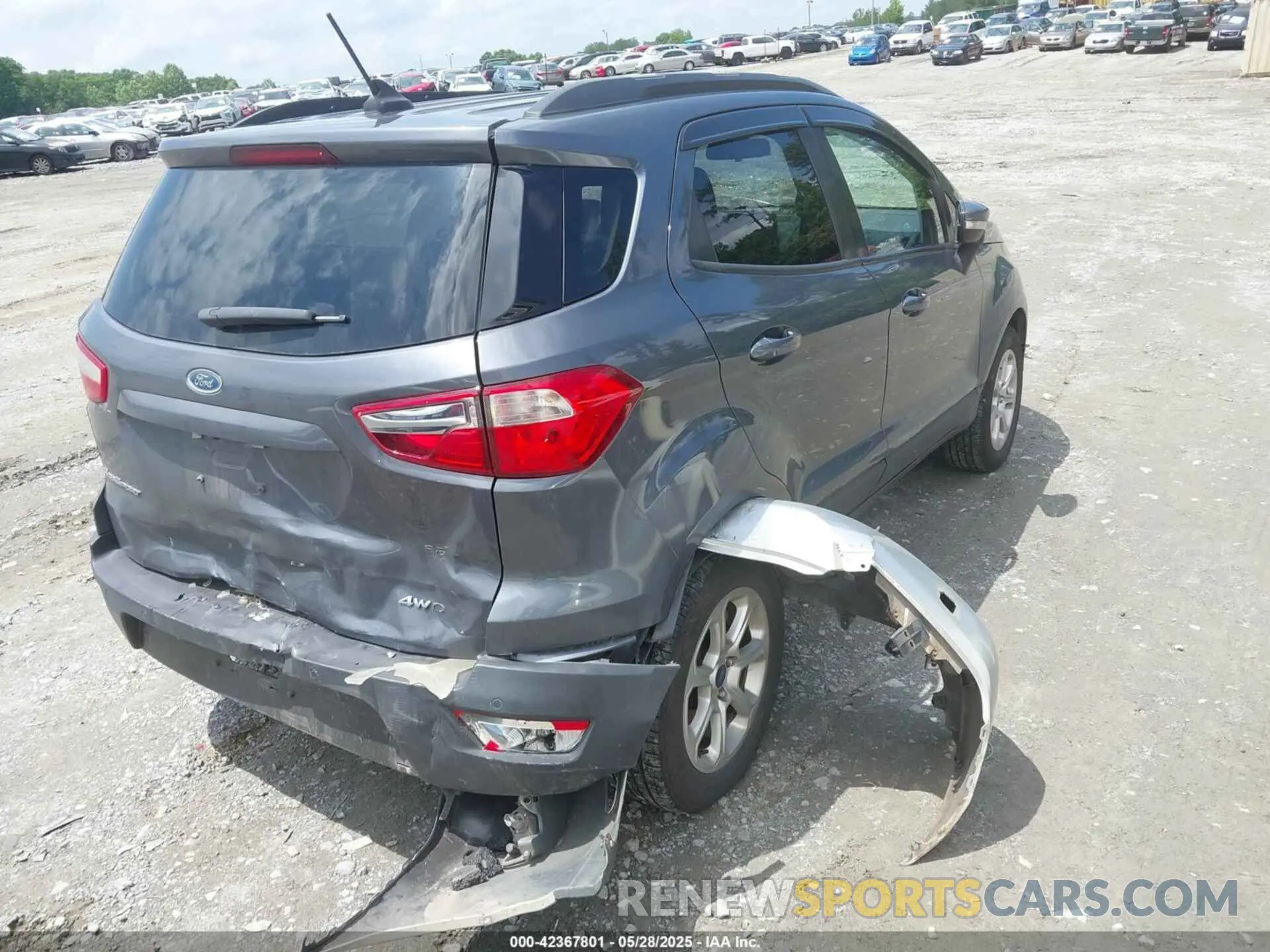 4 Photograph of a damaged car MAJ6S3GL3LC388615 FORD ECOSPORT 2020