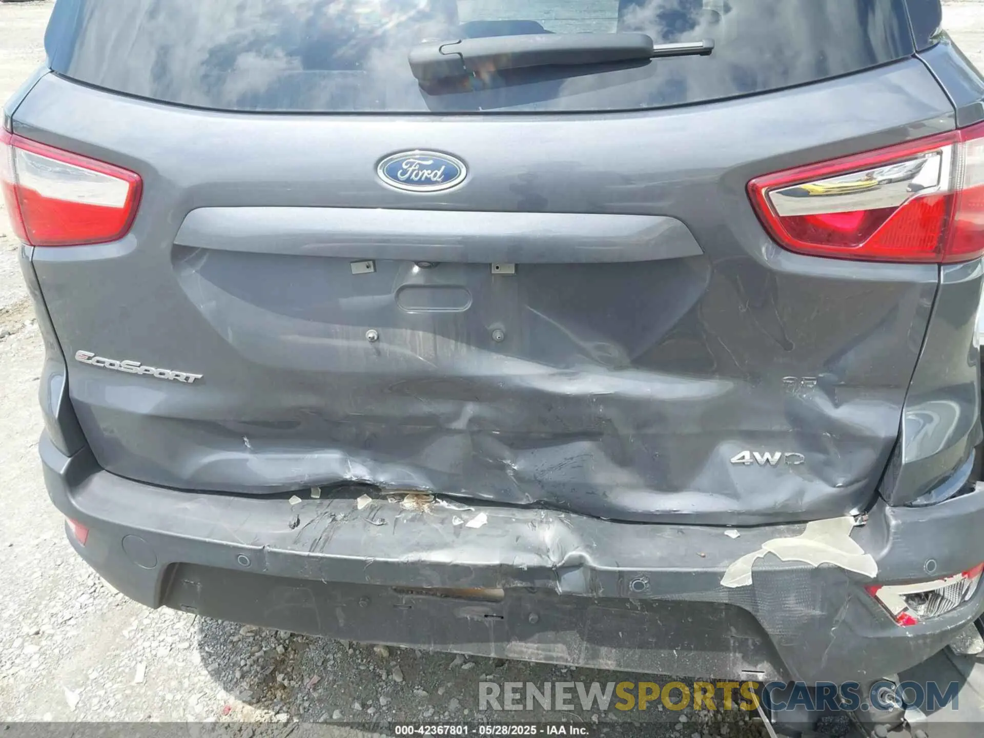 6 Photograph of a damaged car MAJ6S3GL3LC388615 FORD ECOSPORT 2020