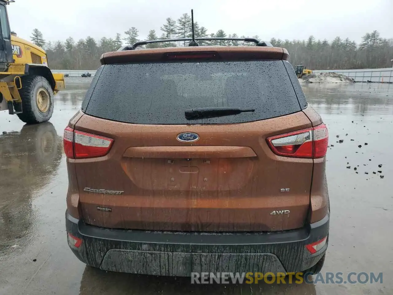 6 Photograph of a damaged car MAJ6S3GL3LC389036 FORD ECOSPORT 2020
