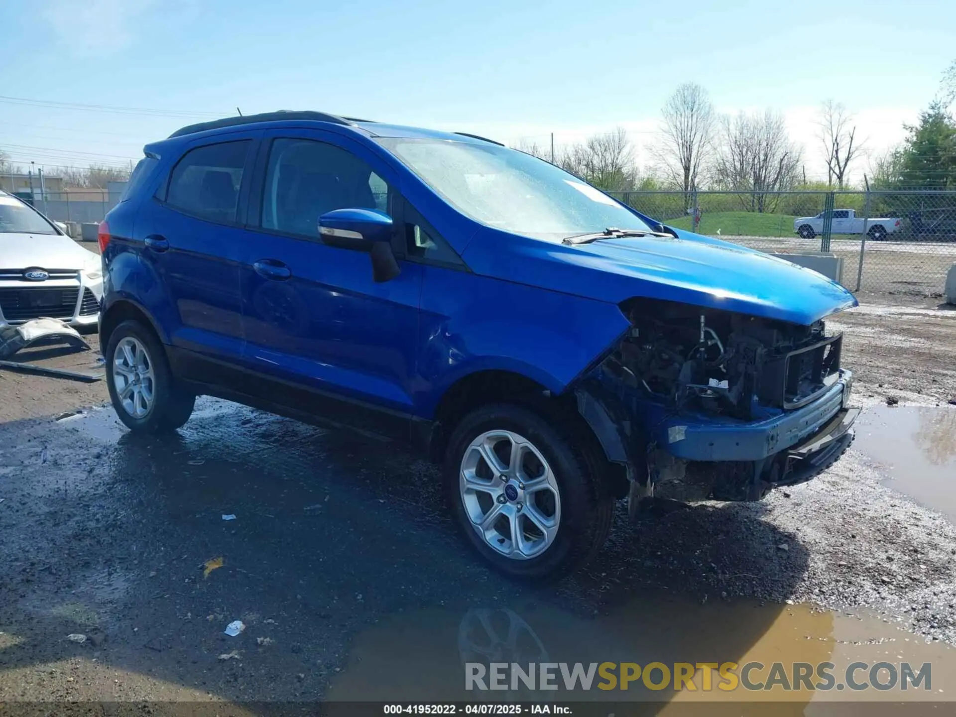 1 Photograph of a damaged car MAJ6S3GL4LC353601 FORD ECOSPORT 2020