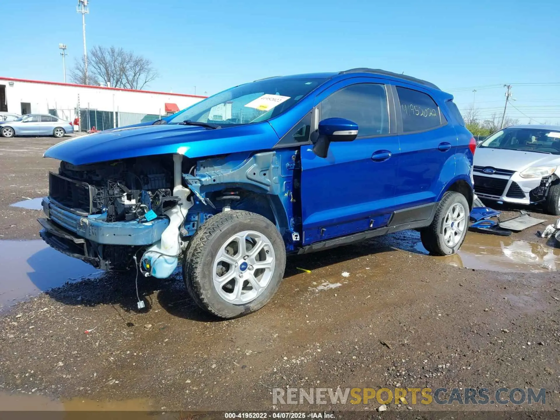 2 Photograph of a damaged car MAJ6S3GL4LC353601 FORD ECOSPORT 2020