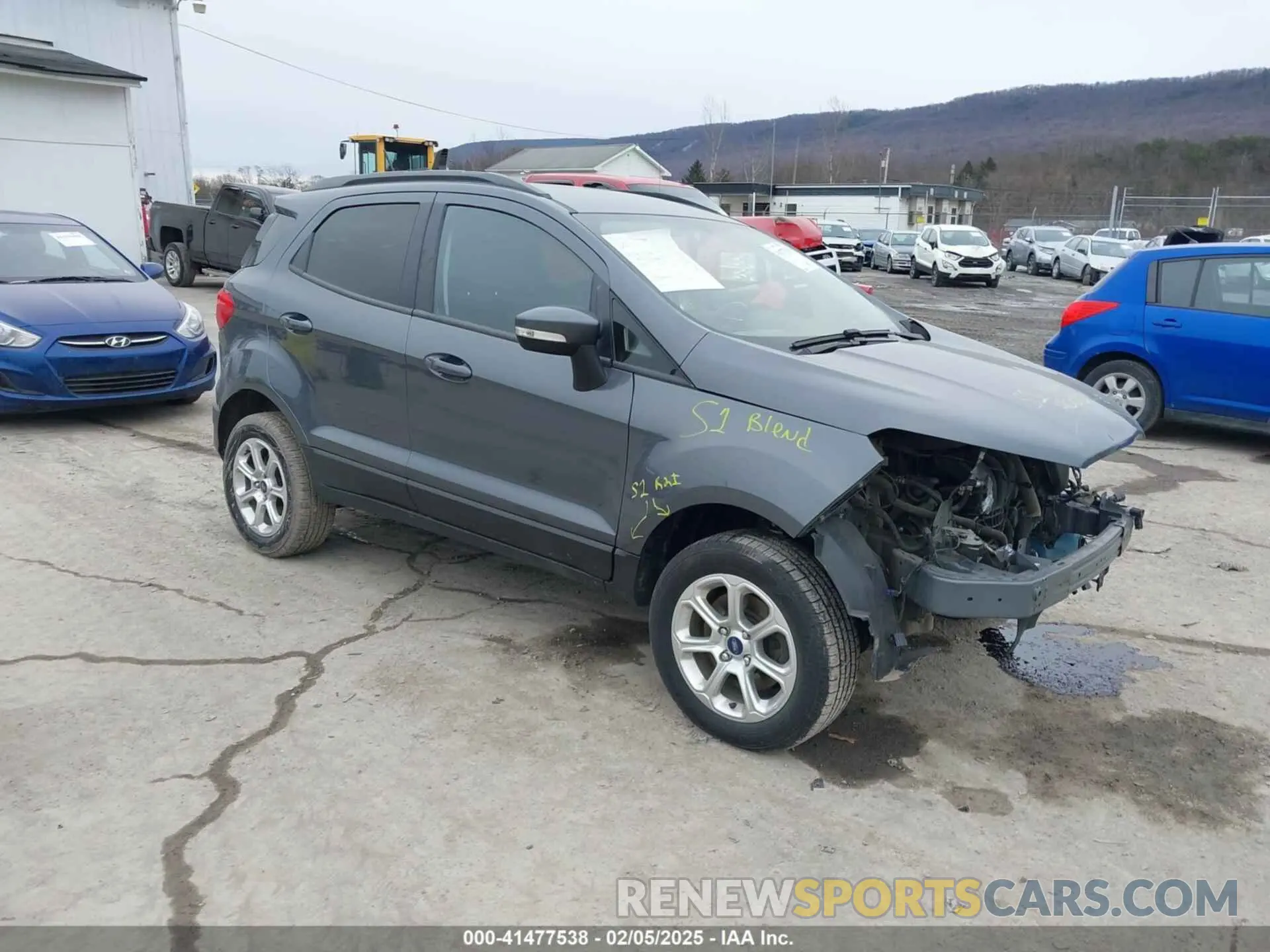 1 Photograph of a damaged car MAJ6S3GL4LC358989 FORD ECOSPORT 2020
