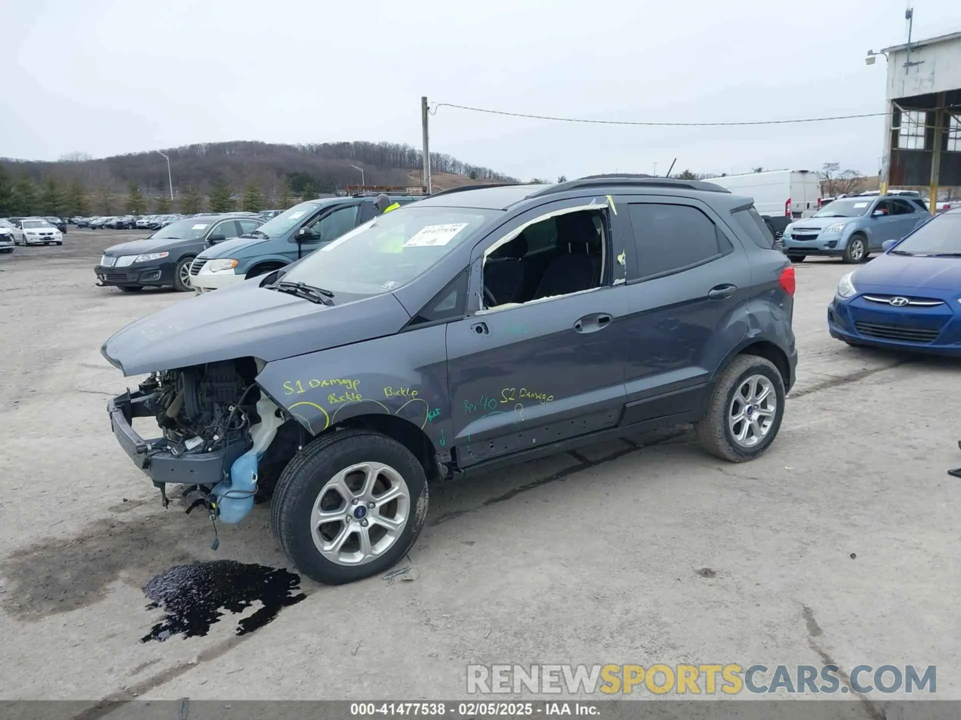 2 Photograph of a damaged car MAJ6S3GL4LC358989 FORD ECOSPORT 2020