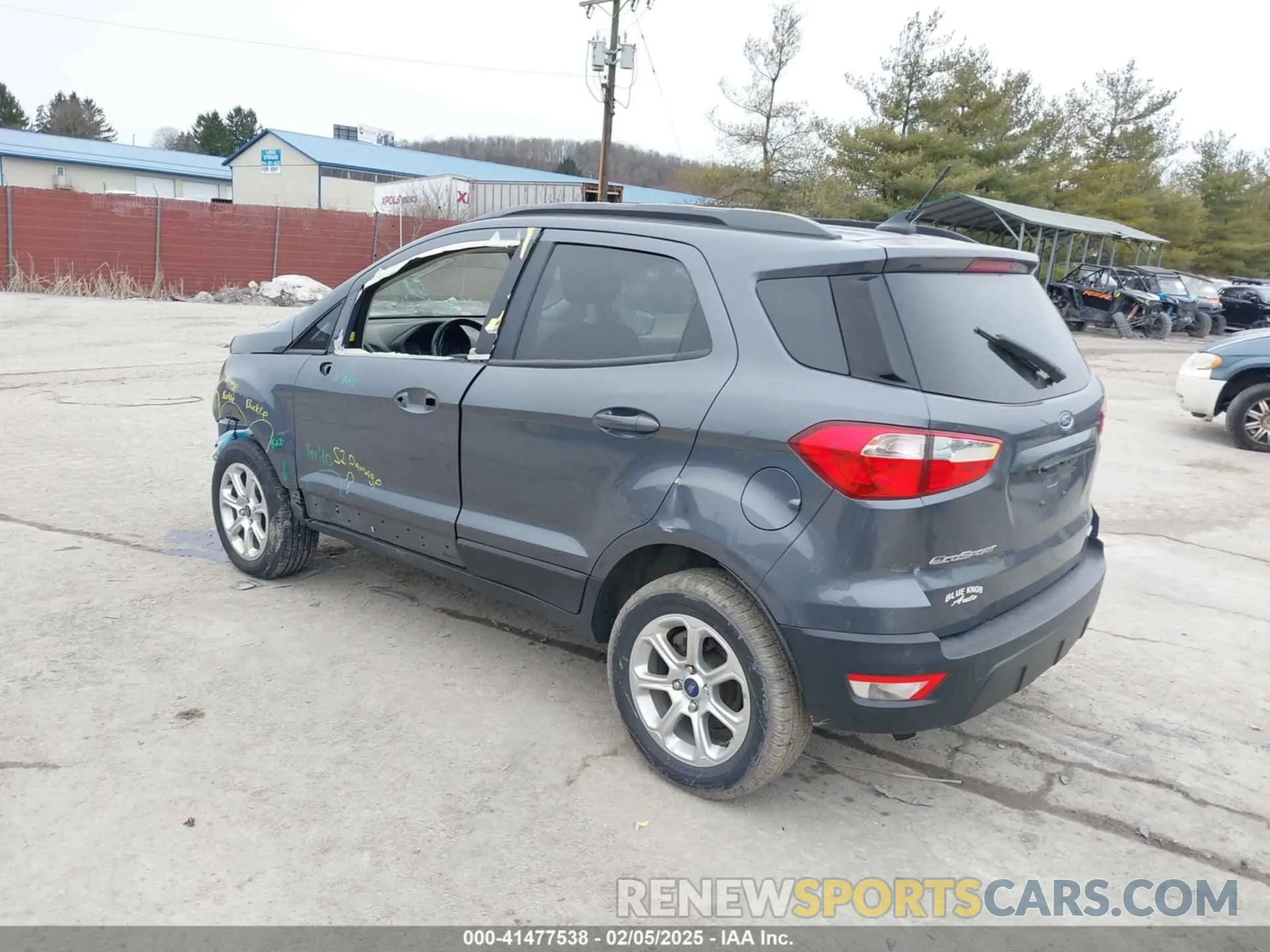 3 Photograph of a damaged car MAJ6S3GL4LC358989 FORD ECOSPORT 2020