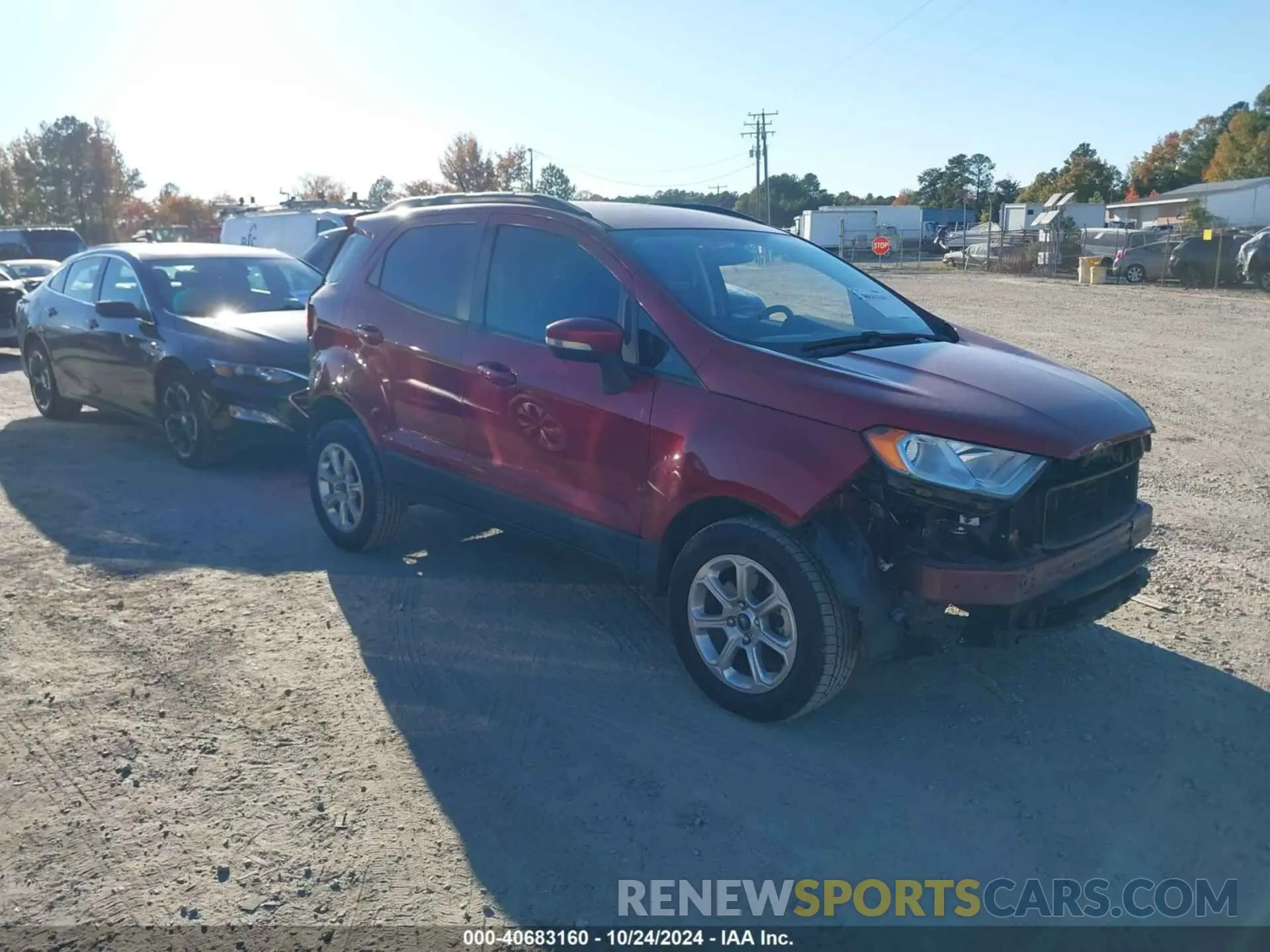 1 Photograph of a damaged car MAJ6S3GL4LC390051 FORD ECOSPORT 2020