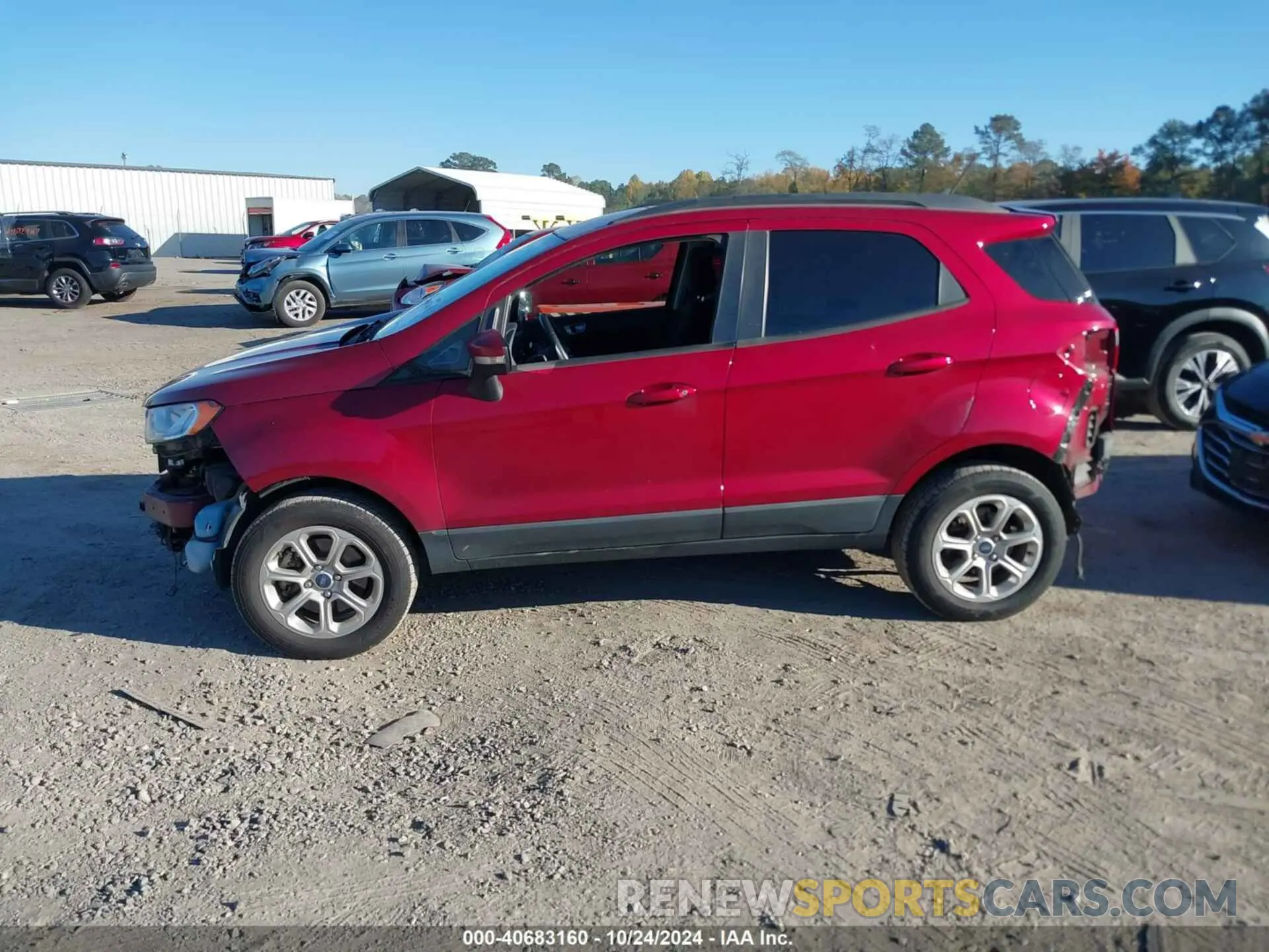 14 Photograph of a damaged car MAJ6S3GL4LC390051 FORD ECOSPORT 2020