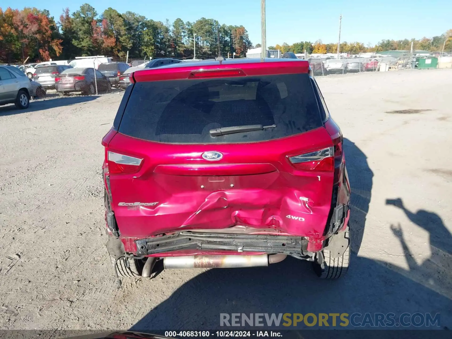 16 Photograph of a damaged car MAJ6S3GL4LC390051 FORD ECOSPORT 2020