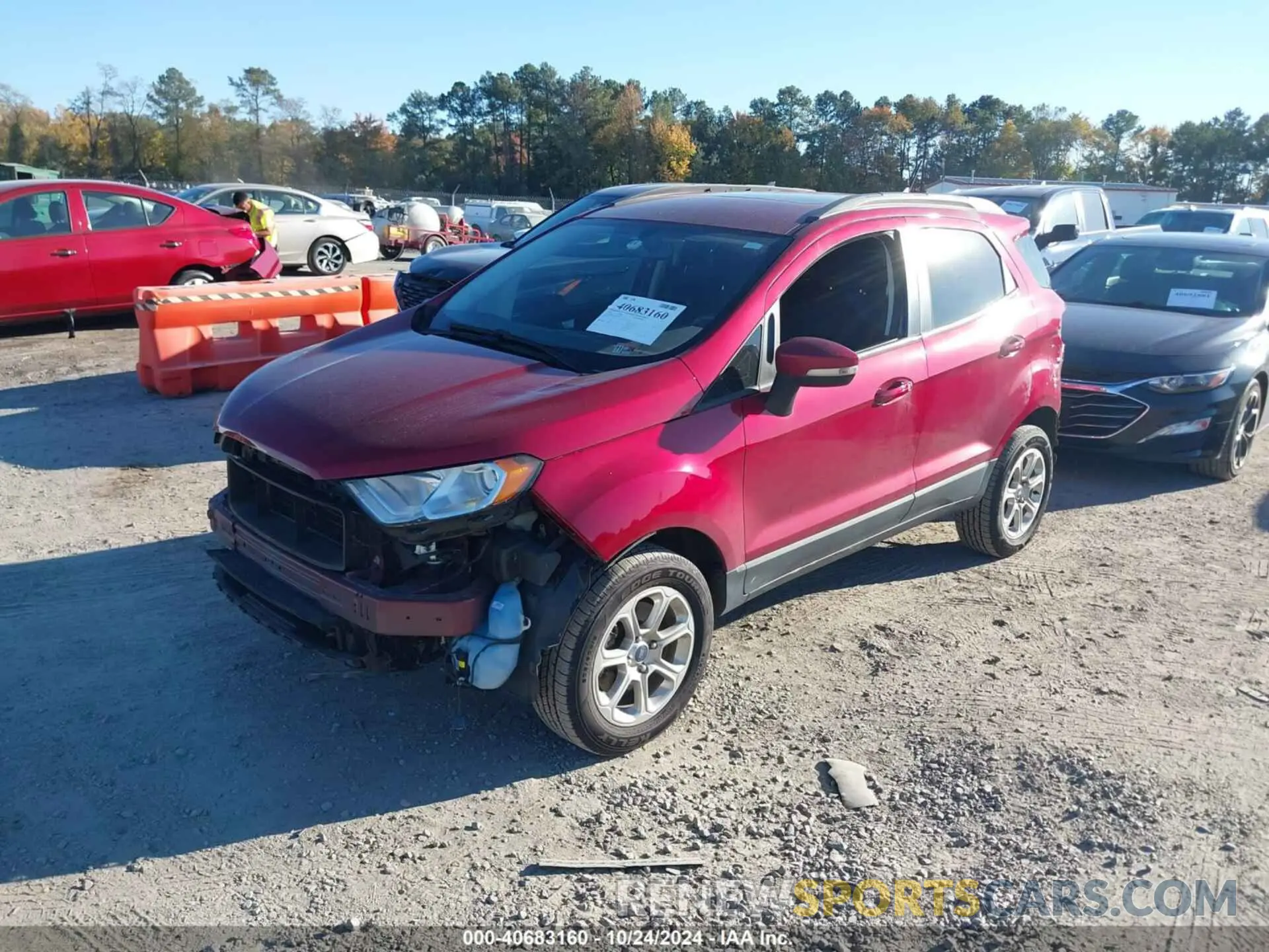 2 Photograph of a damaged car MAJ6S3GL4LC390051 FORD ECOSPORT 2020