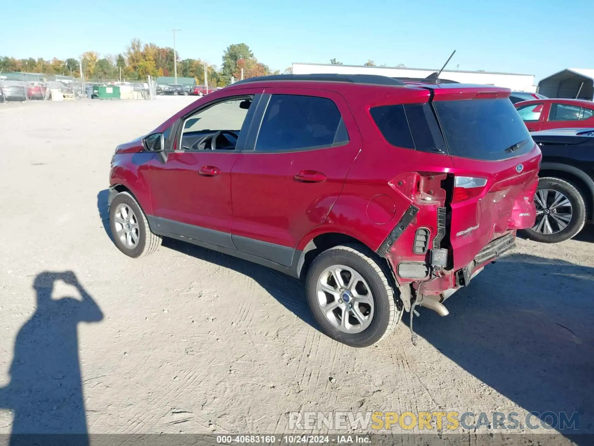3 Photograph of a damaged car MAJ6S3GL4LC390051 FORD ECOSPORT 2020