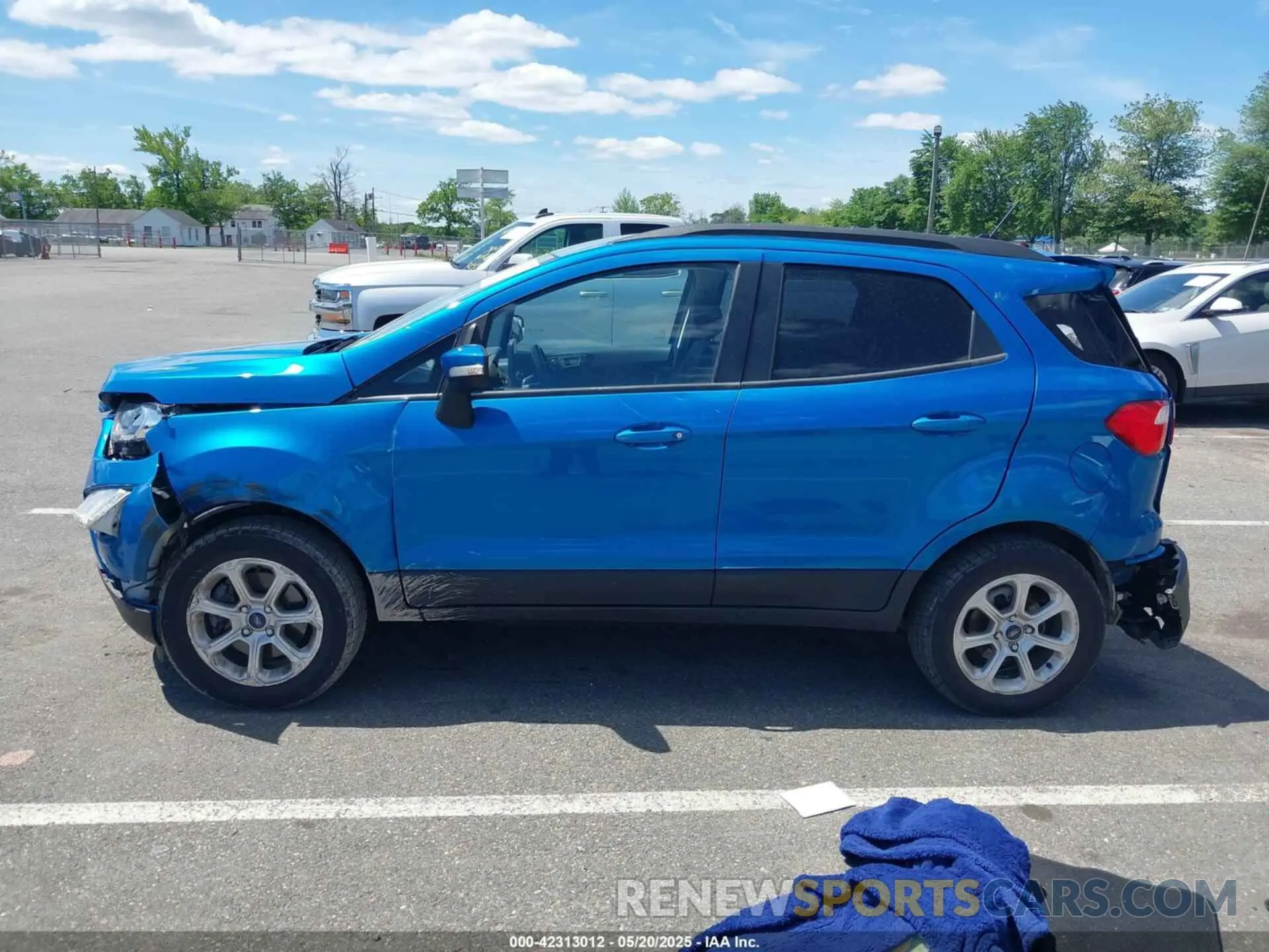 14 Photograph of a damaged car MAJ6S3GL5LC336693 FORD ECOSPORT 2020