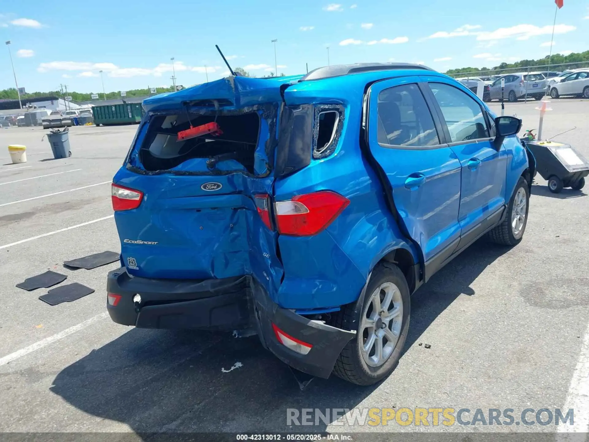 4 Photograph of a damaged car MAJ6S3GL5LC336693 FORD ECOSPORT 2020