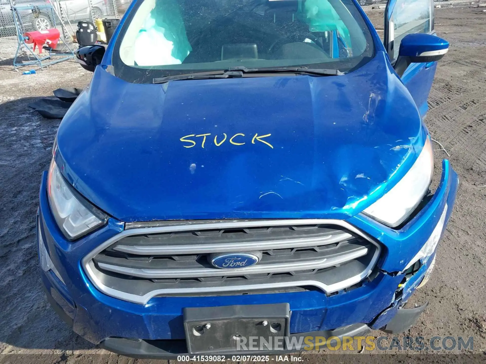 10 Photograph of a damaged car MAJ6S3GL5LC337181 FORD ECOSPORT 2020