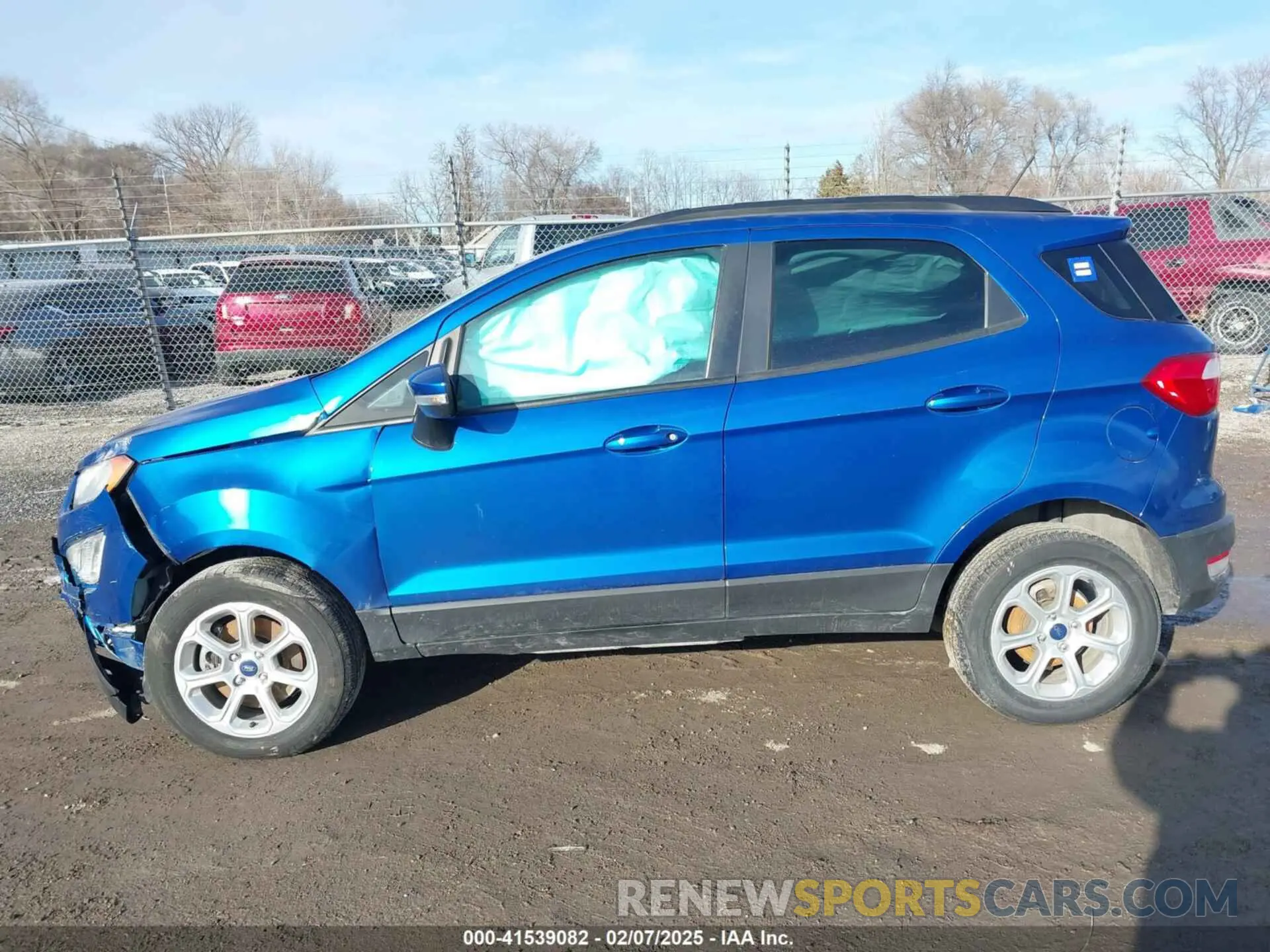 14 Photograph of a damaged car MAJ6S3GL5LC337181 FORD ECOSPORT 2020