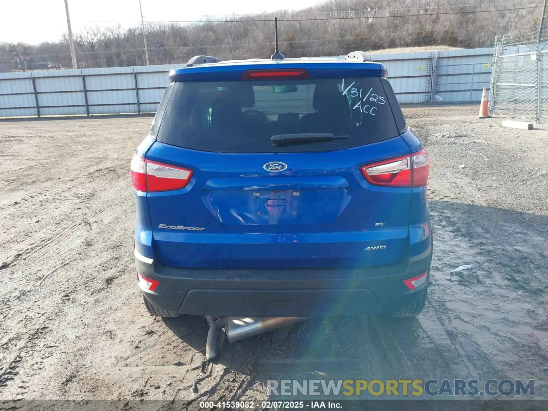 16 Photograph of a damaged car MAJ6S3GL5LC337181 FORD ECOSPORT 2020
