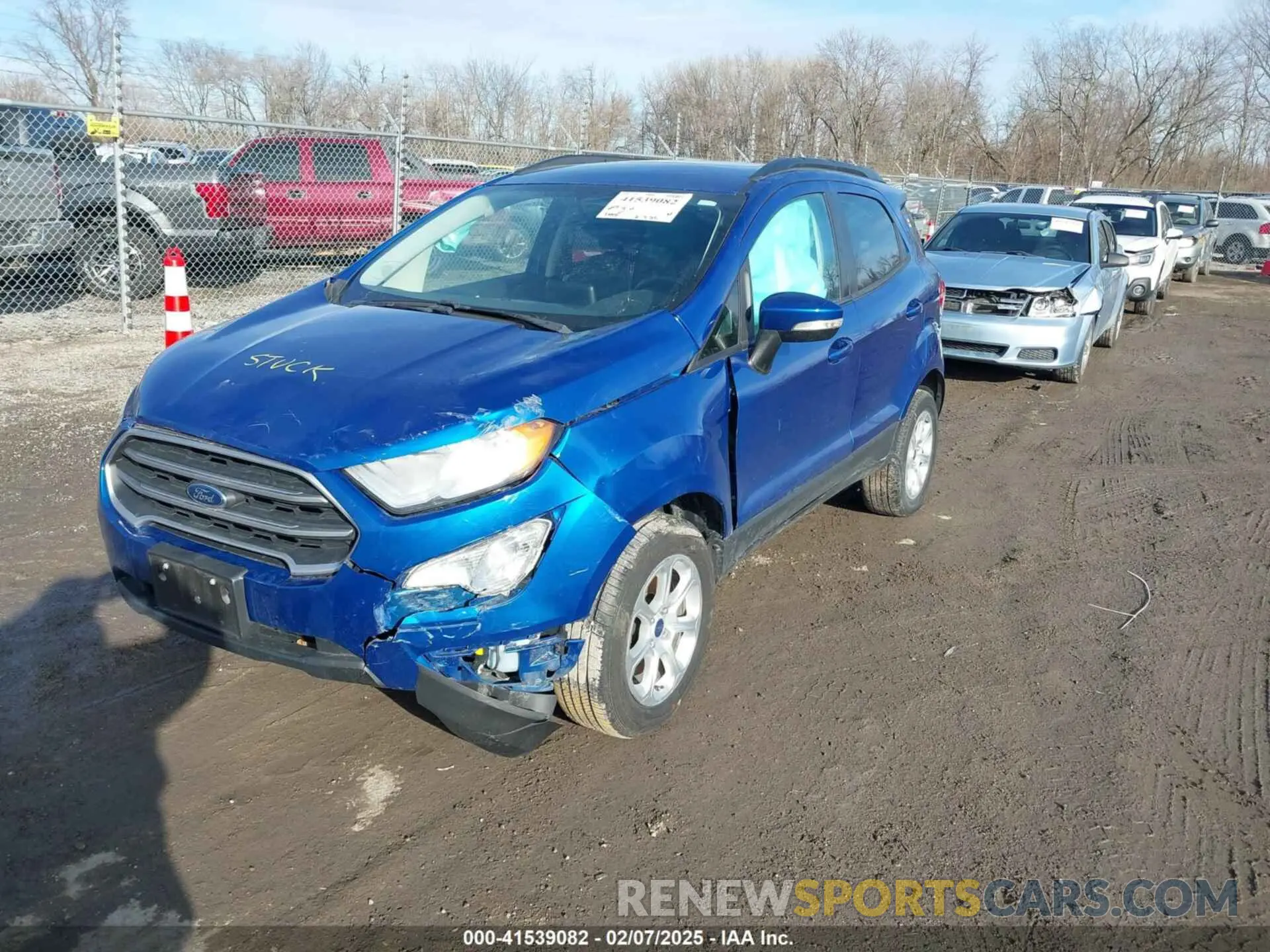 2 Photograph of a damaged car MAJ6S3GL5LC337181 FORD ECOSPORT 2020