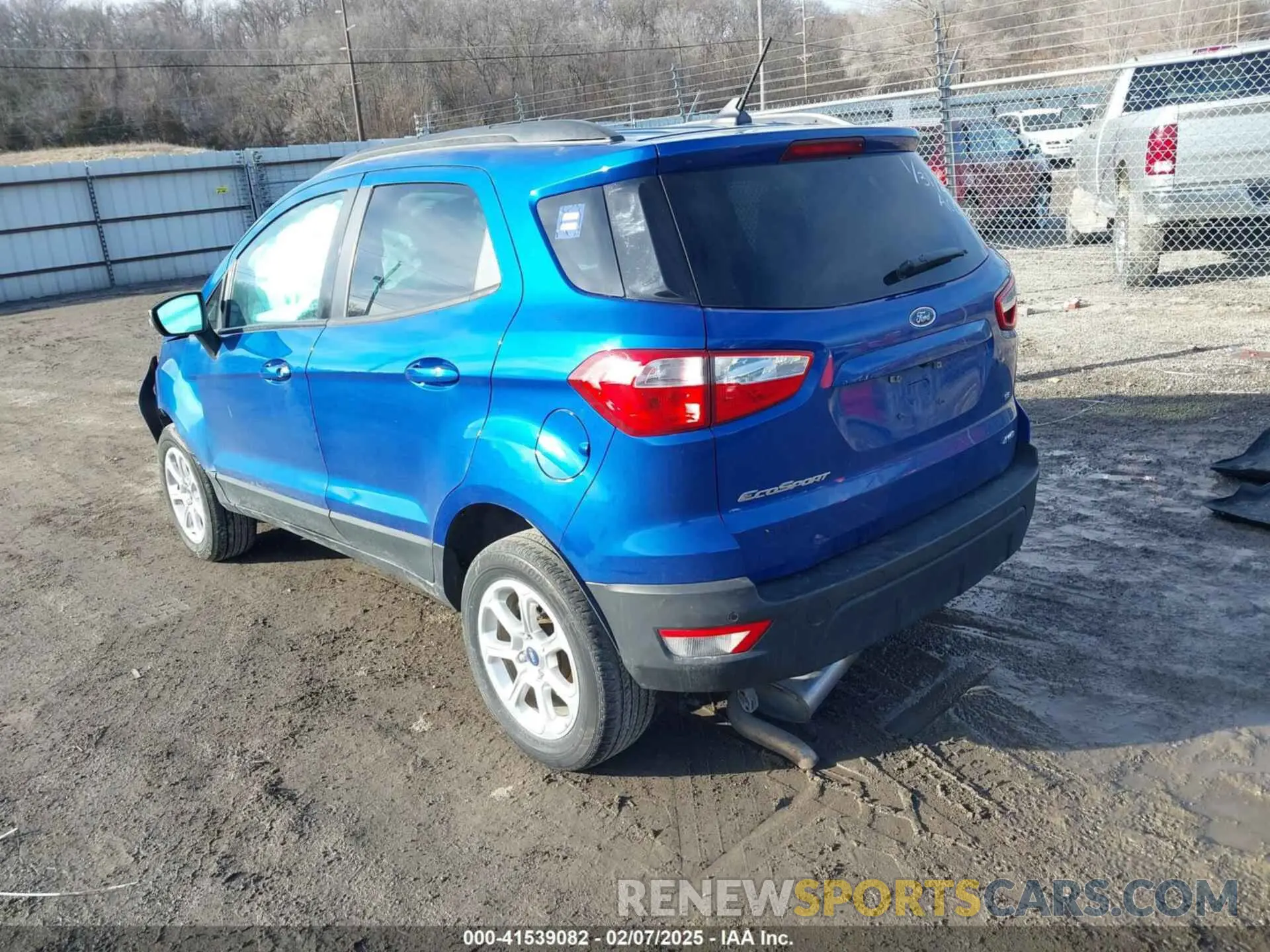 3 Photograph of a damaged car MAJ6S3GL5LC337181 FORD ECOSPORT 2020