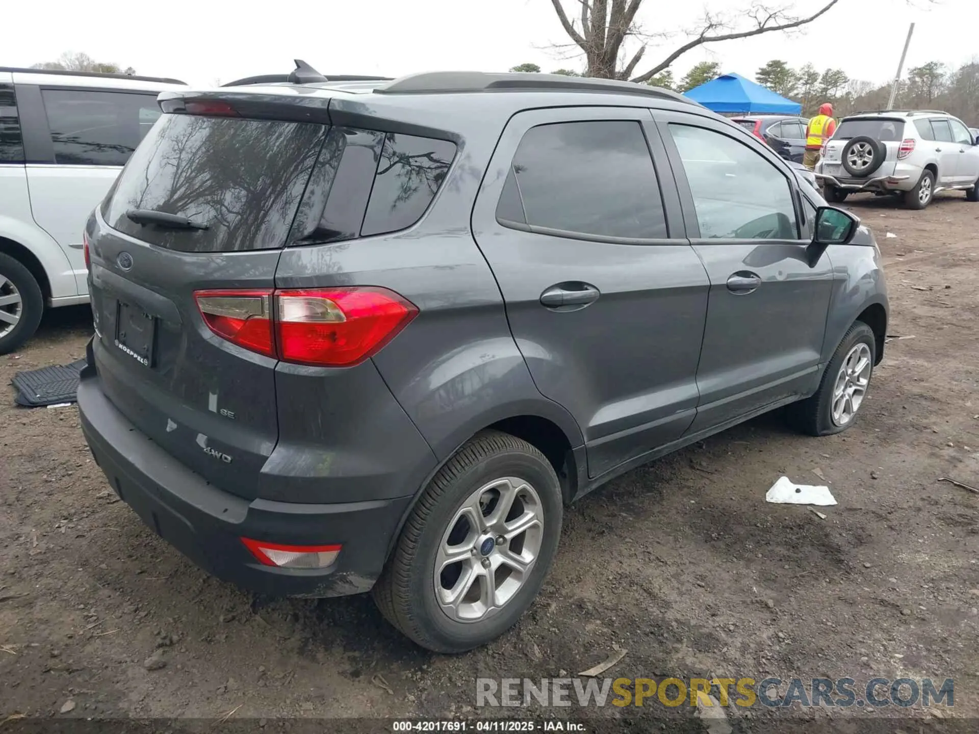 4 Photograph of a damaged car MAJ6S3GL5LC337987 FORD ECOSPORT 2020