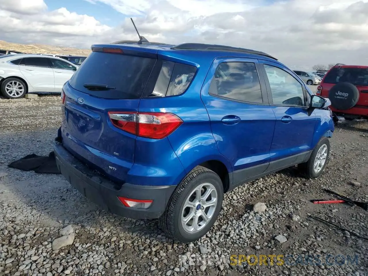 3 Photograph of a damaged car MAJ6S3GL6LC338663 FORD ECOSPORT 2020