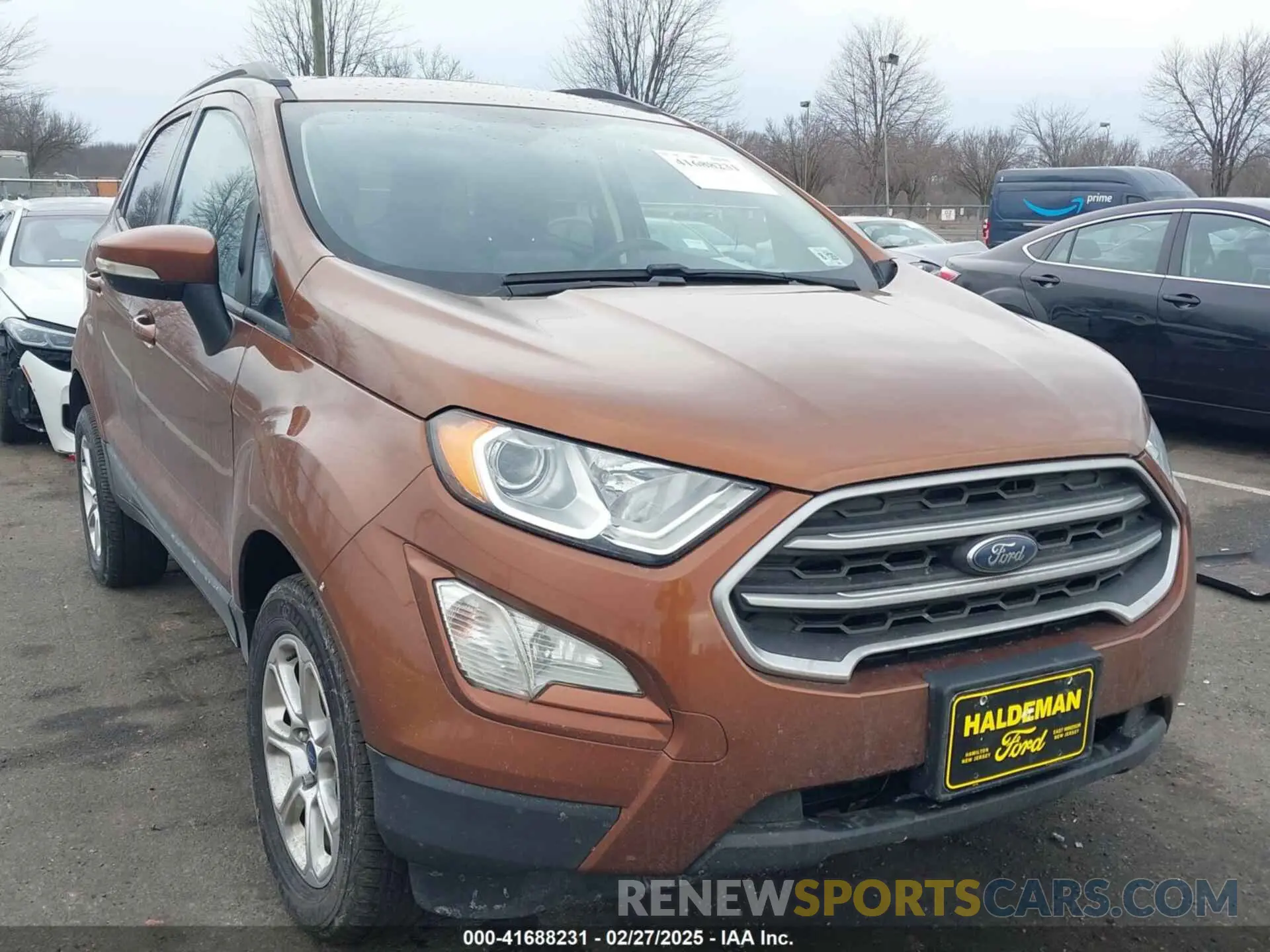 1 Photograph of a damaged car MAJ6S3GL7LC366150 FORD ECOSPORT 2020